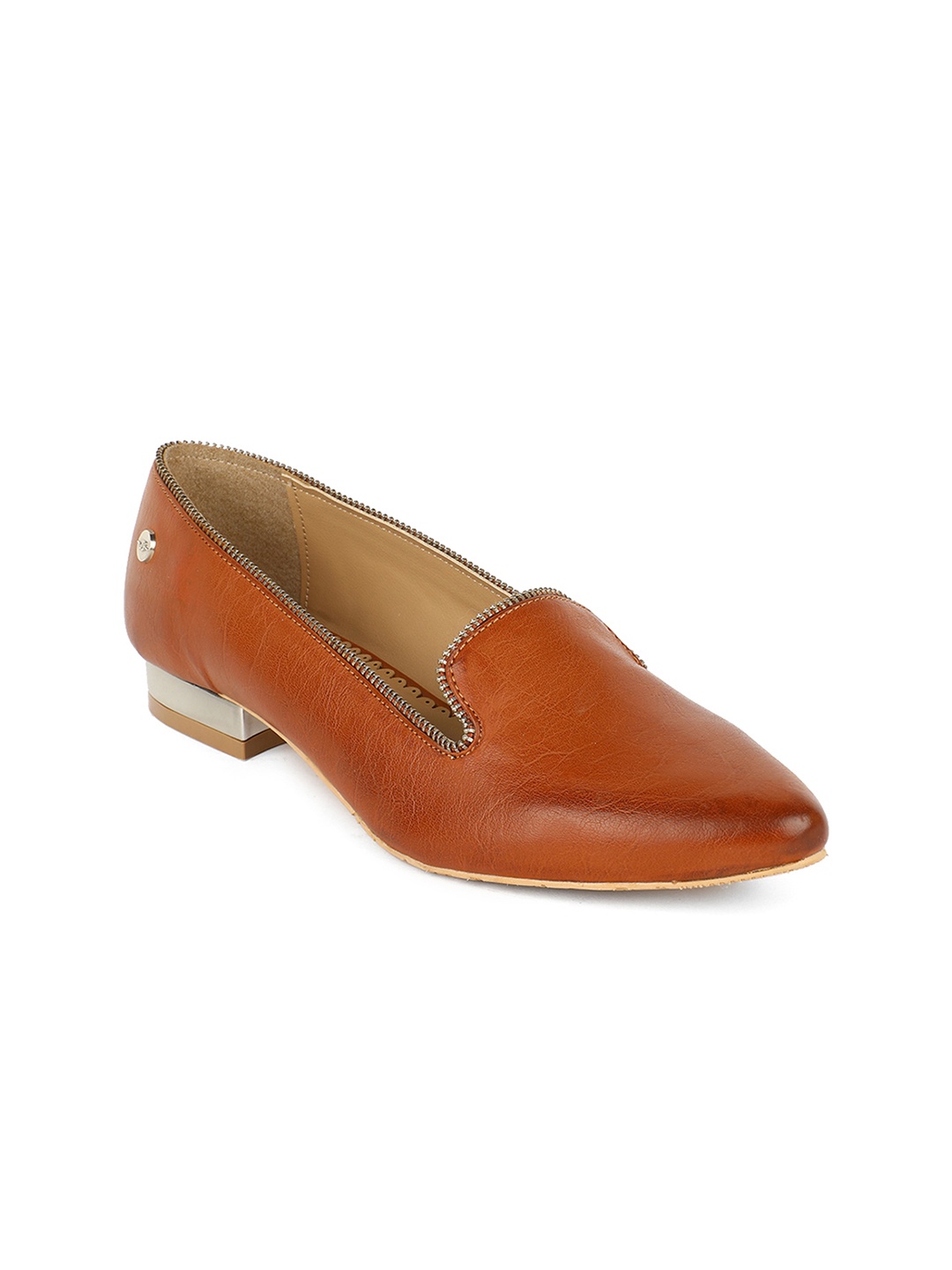 

Bata Women Brown Solid Pumps
