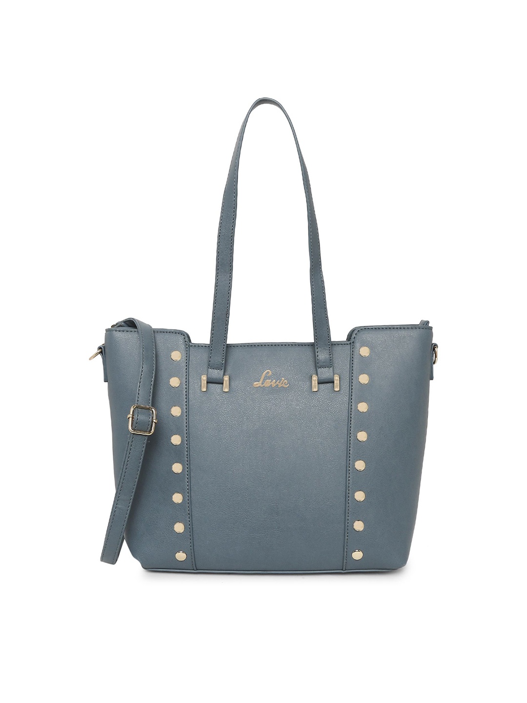 

Lavie Roth Women Teal Embellished Tote Bag, Blue