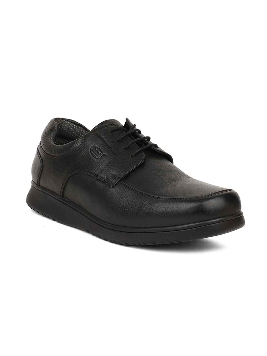 

Scholl Men Black Leather Formal Derbys