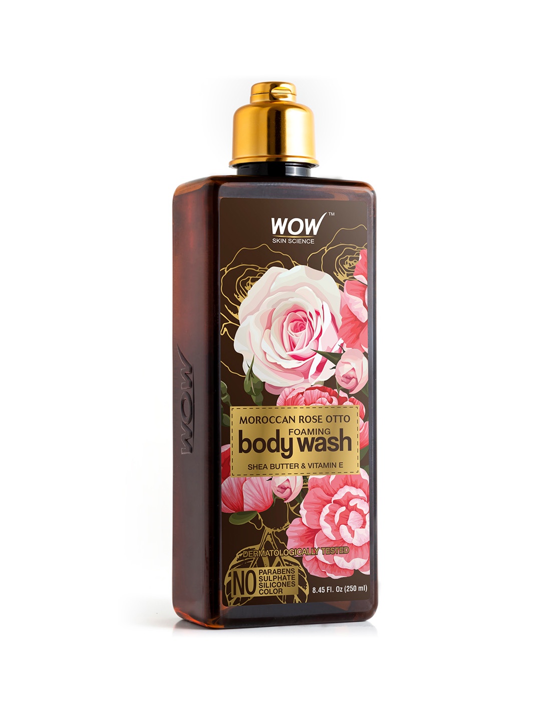 

WOW SKIN SCIENCE Rose Otto Foaming Body Wash 250 ml, Brown