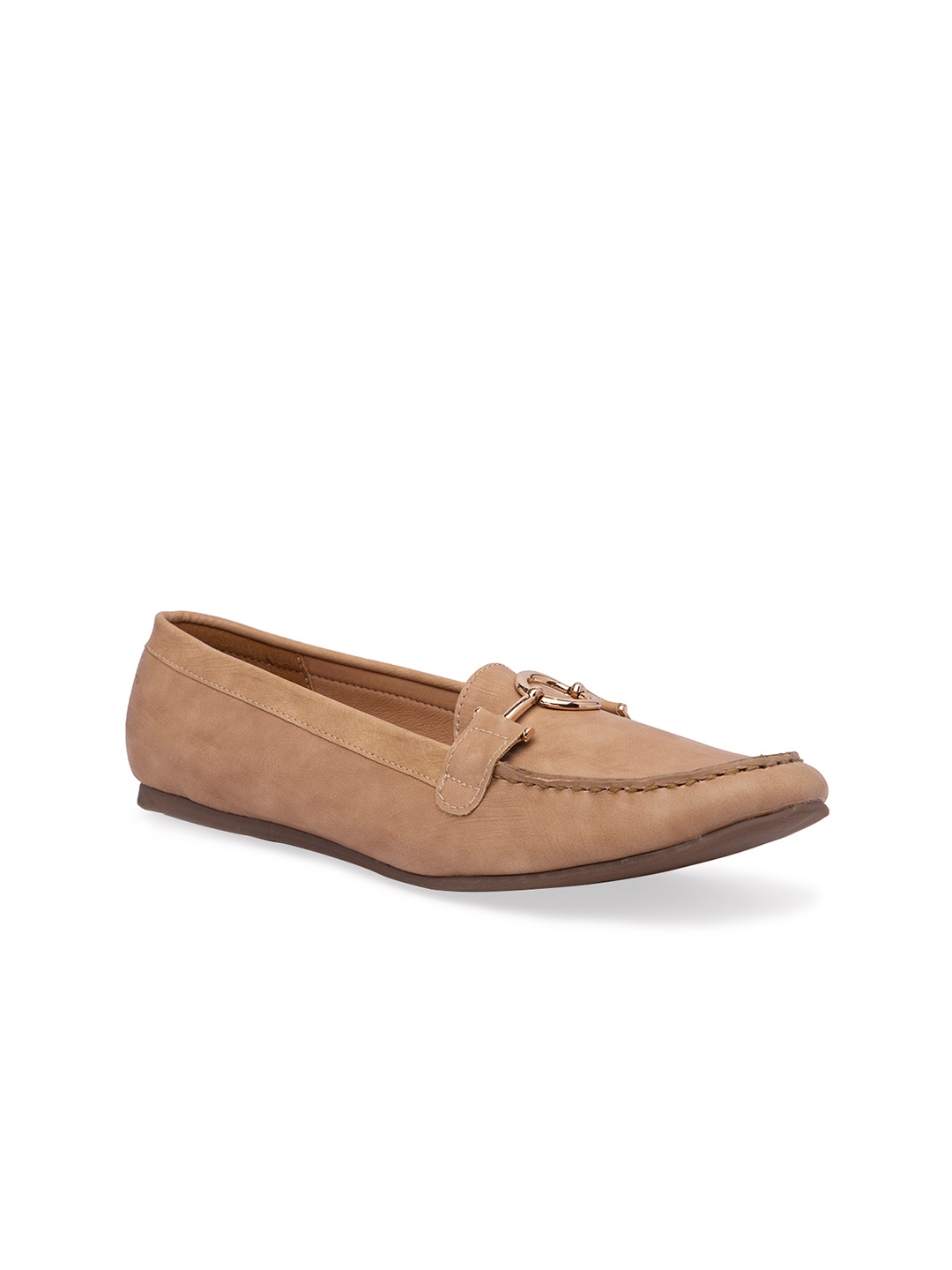 

Inc 5 Women Beige Solid Ballerinas