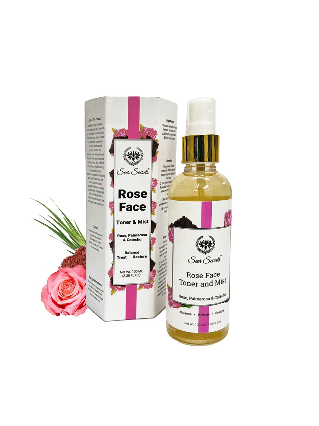 

Seer Secrets Unisex Rose Toner, Peach