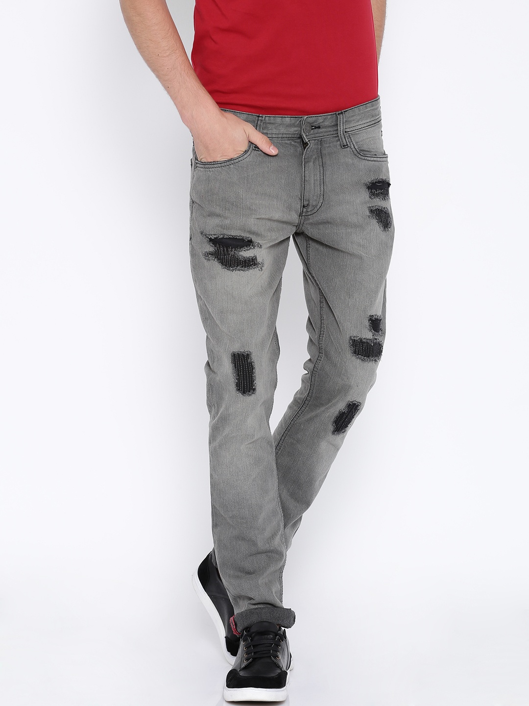 

Locomotive Grey Slim Fit Jeans