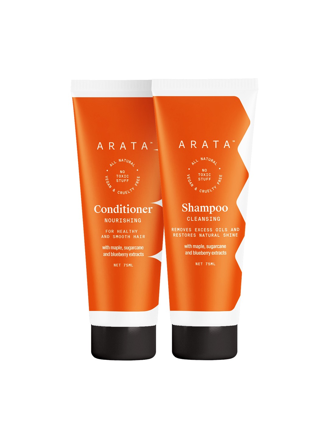 

ARATA Unisex Shampoo & Conditioner Combo 150 ml, White