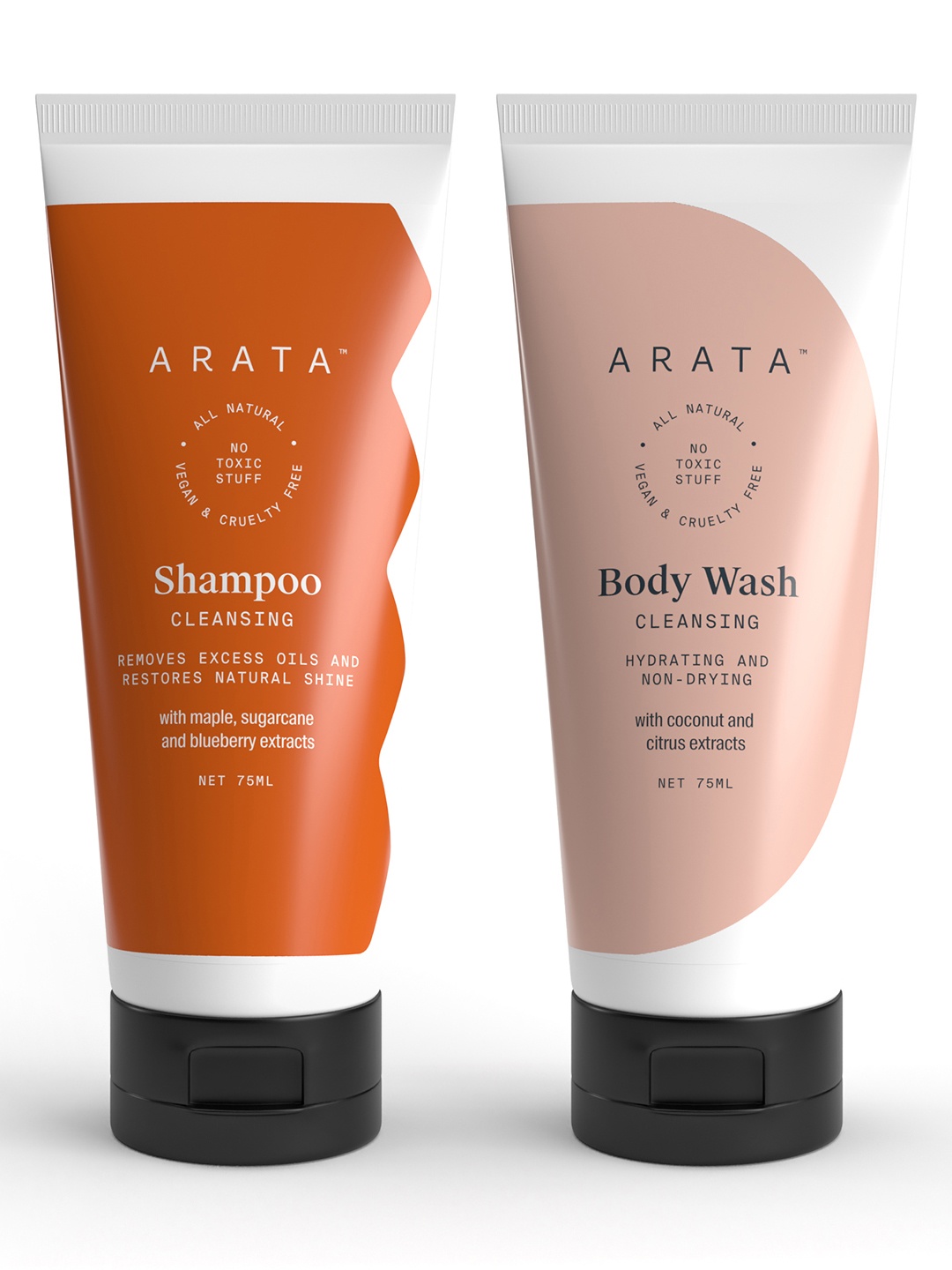 

ARATA Unisex Body Wash & Shampoo, White