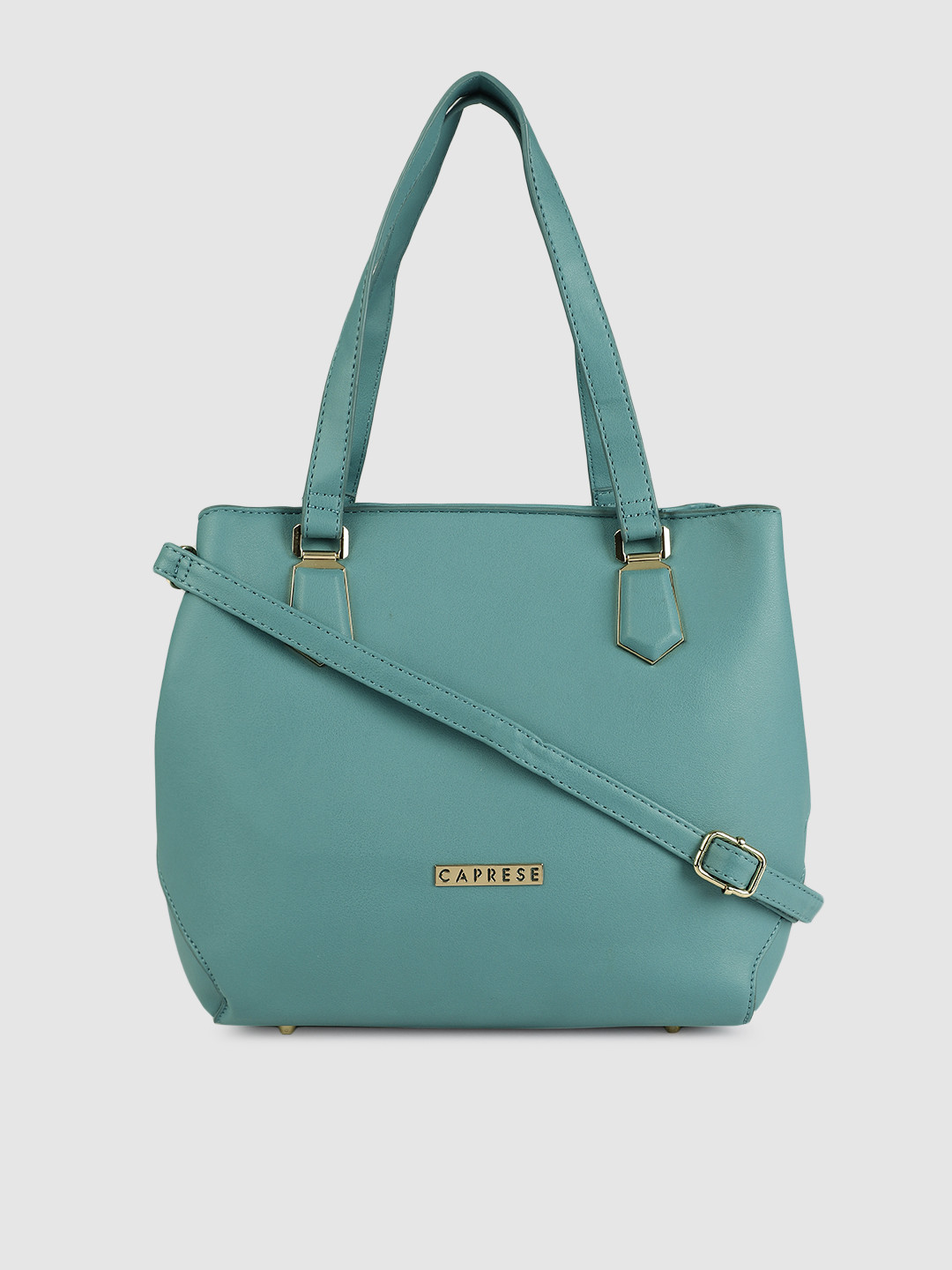 

Caprese Green Solid AUGUSTINA Shoulder Bag