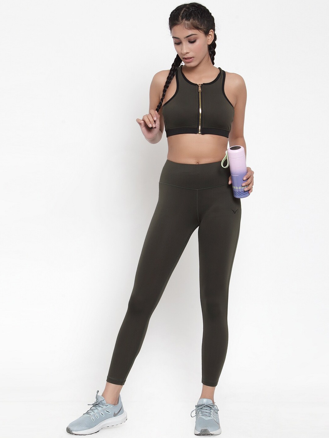 

Invincible Women Performance Leggings, Olive