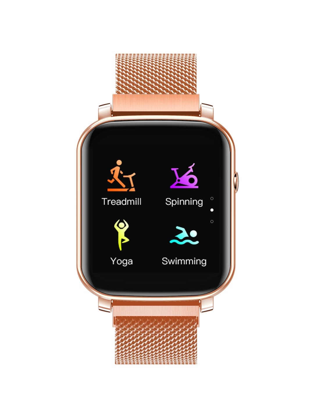 

French Connection Unisex Black Touch Screen Smartwatch With HRM F1-D