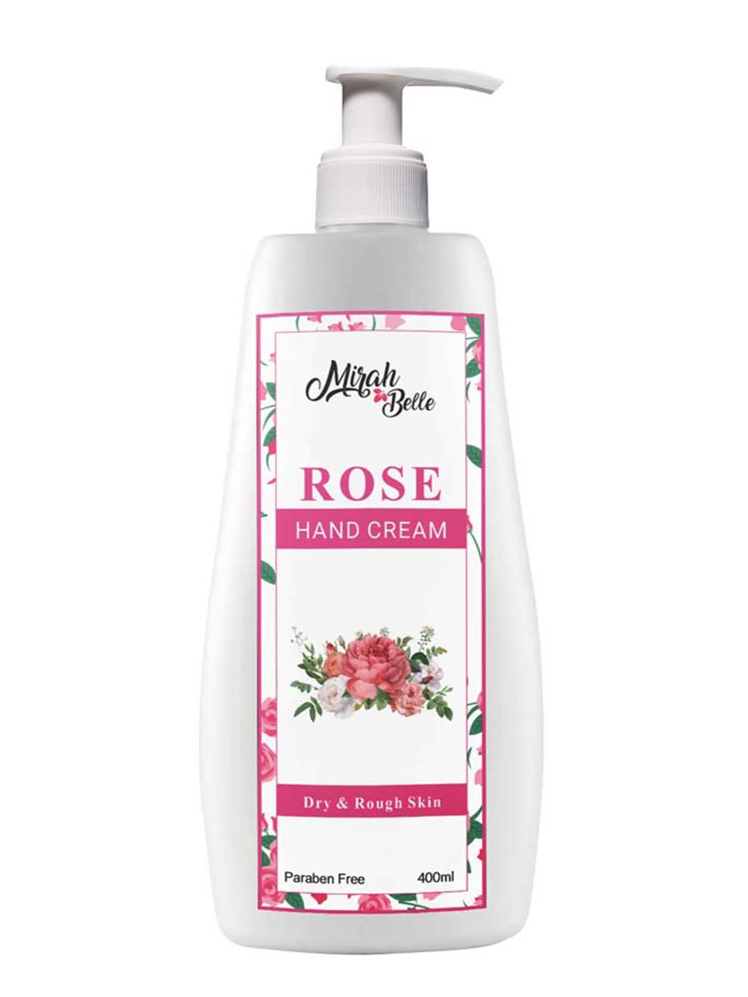 

Mirah Belle Rose Hand and Nail Cream 400 ml, White