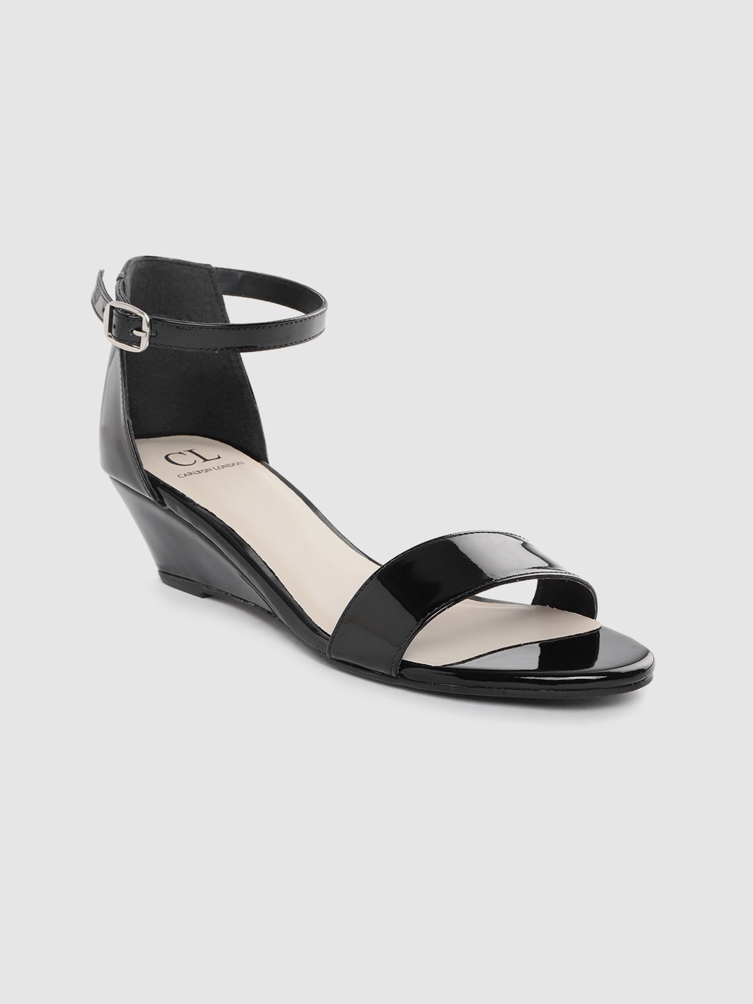 

Carlton London Women Black Solid Wedges