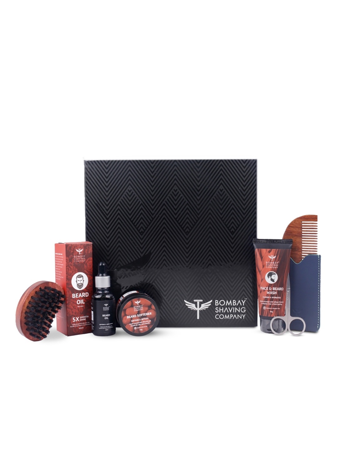 

Bombay Shaving Company Men 6-in-1 Beard Grooming Kit 120 g, Brown