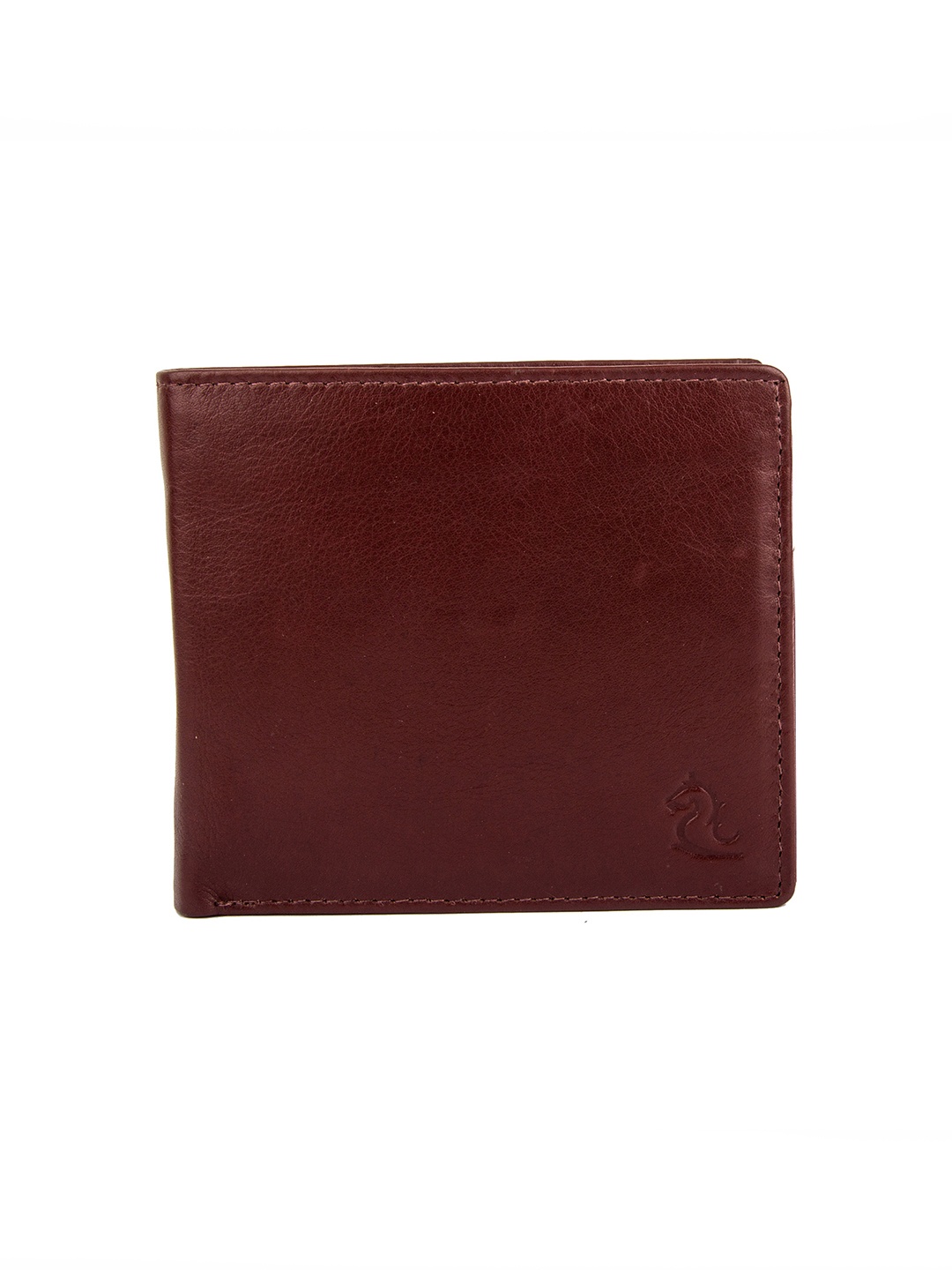 

Kara Men Brown Solid Leather Two-Fold Wallet