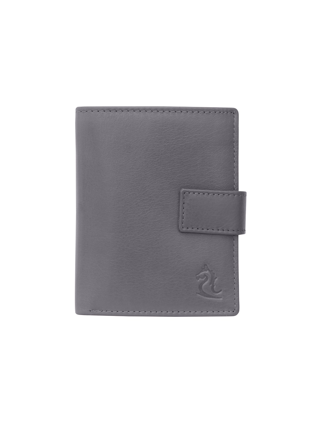 

Kara Men Black Solid Two Fold Leather Wallet