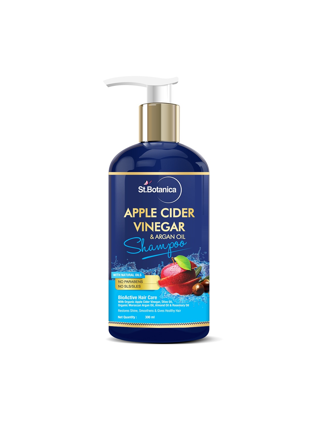 

StBotanica Apple Cider Vinegar Hair Shampoo, Blue