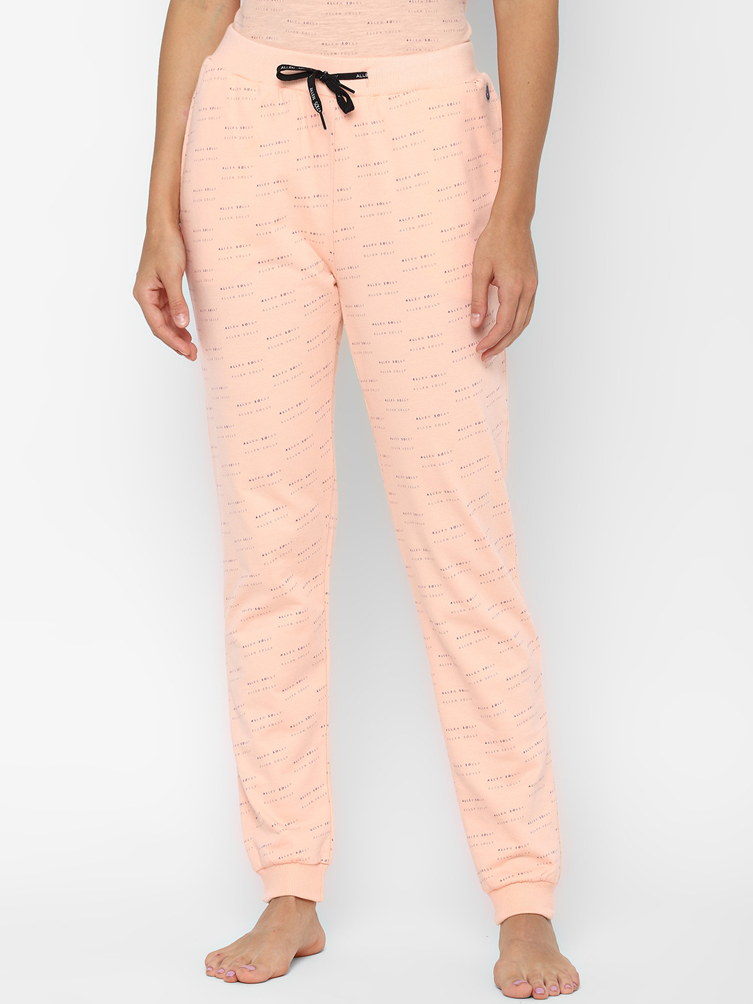 

Allen Solly Woman Women Peach Printed Lounge Pants