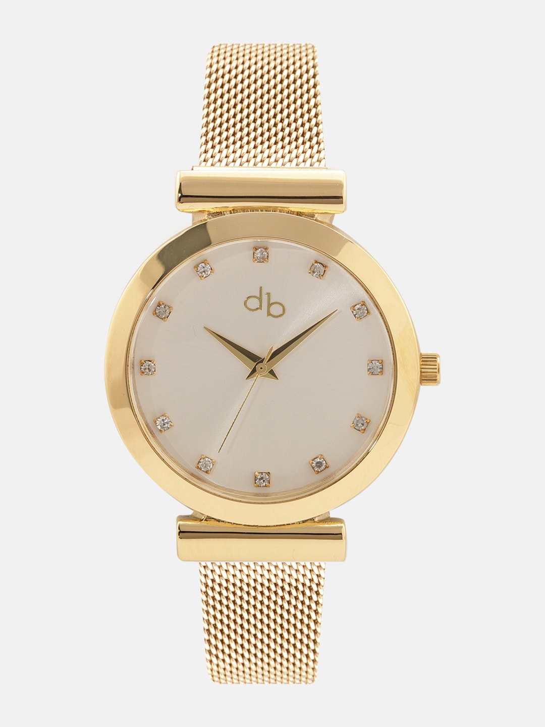 

DressBerry Women Off-White Analogue Watch