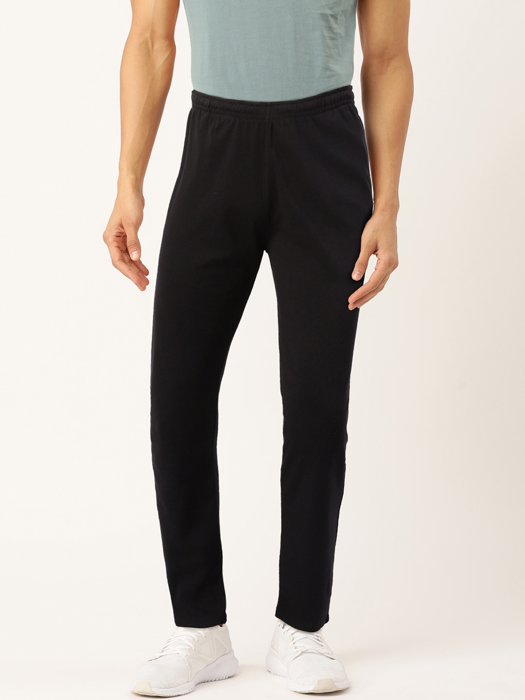 

Proline Active Men Black Solid Track Pants