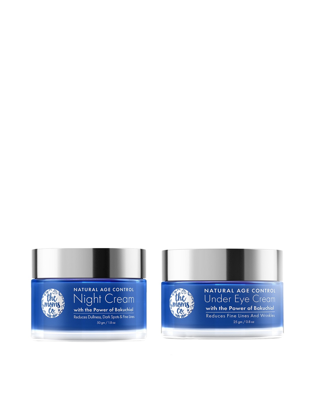 

The Moms Co. Women Natural Age Control Set of Night Cream & Under Eye Cream, White