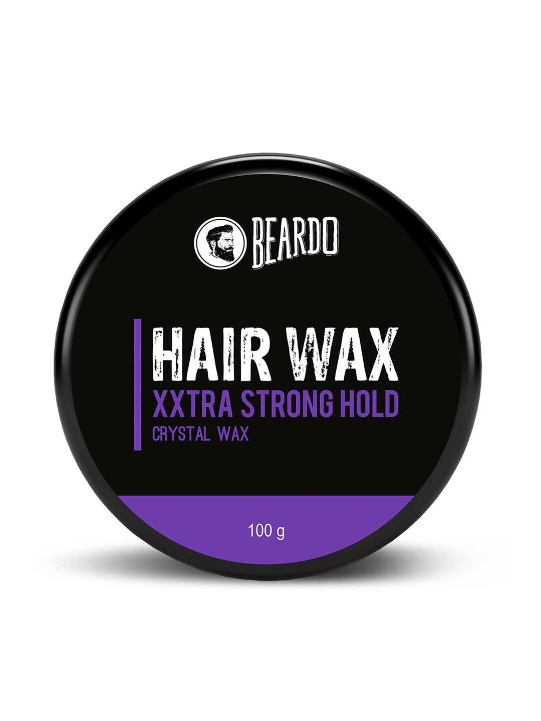 

BEARDO XXtra Stronghold Hair Wax for Glossy Finish & Shine - 100g, Black