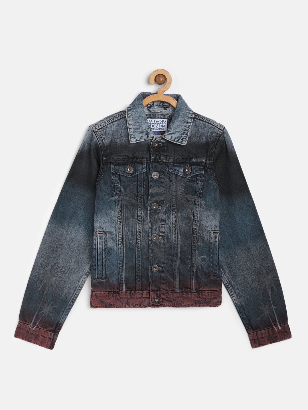 

Jack & Jones Boys Blue Washed Denim Jacket