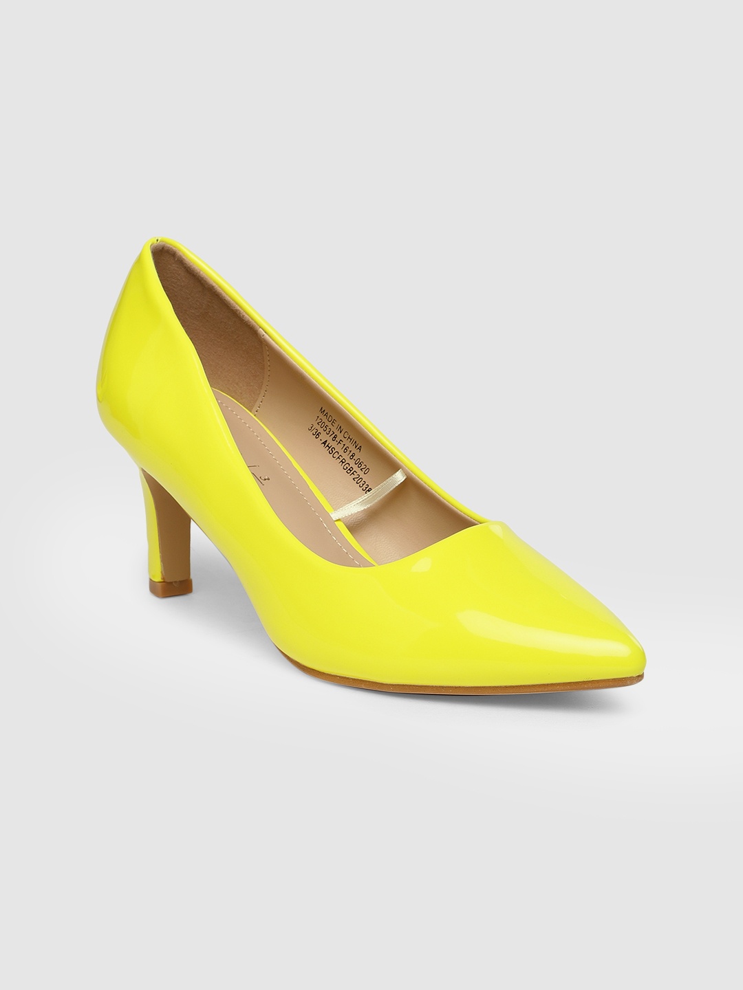 

Allen Solly Women Yellow Solid Pumps