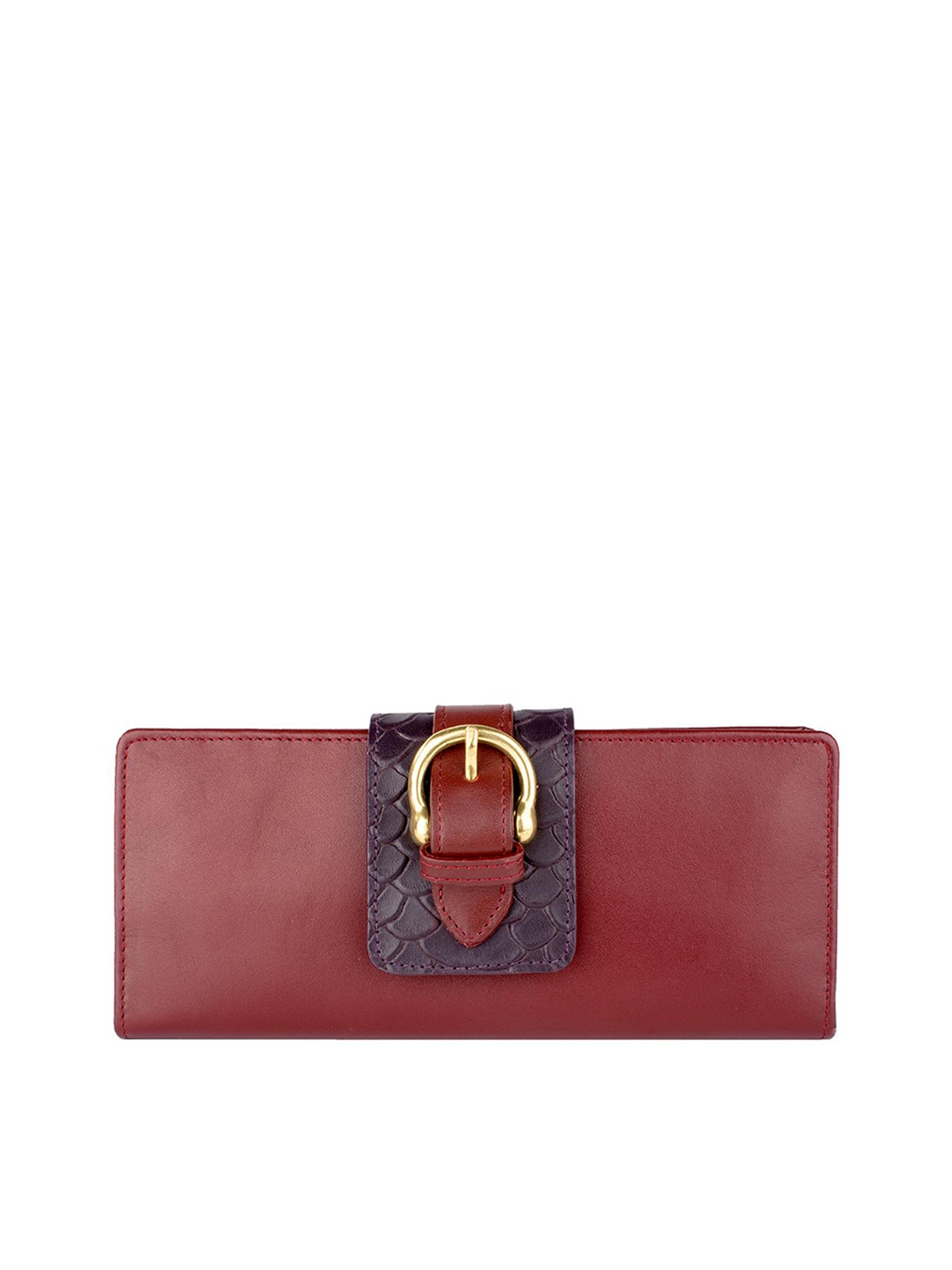 

Hidesign Women Brown Solid SHANGHAI Leather Two Fold Wallet