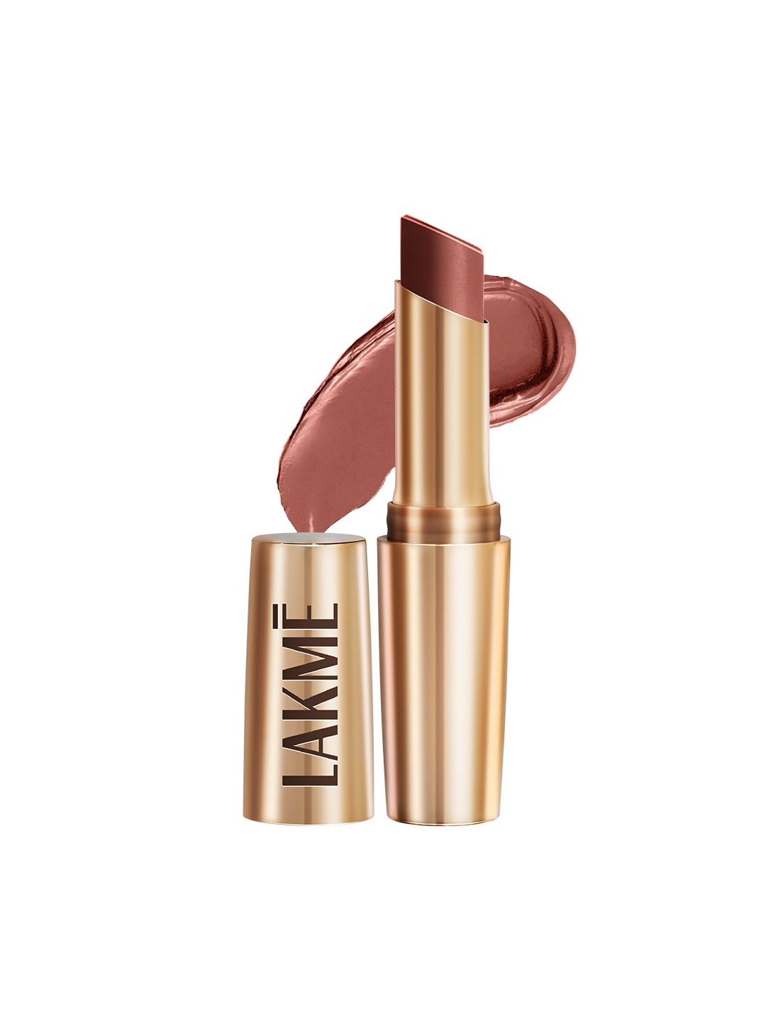 

Lakme 9to5 Powerplay Priming Matte Lipstick, Lasts 16hrs, Nude Touch - 3.6g, Brown