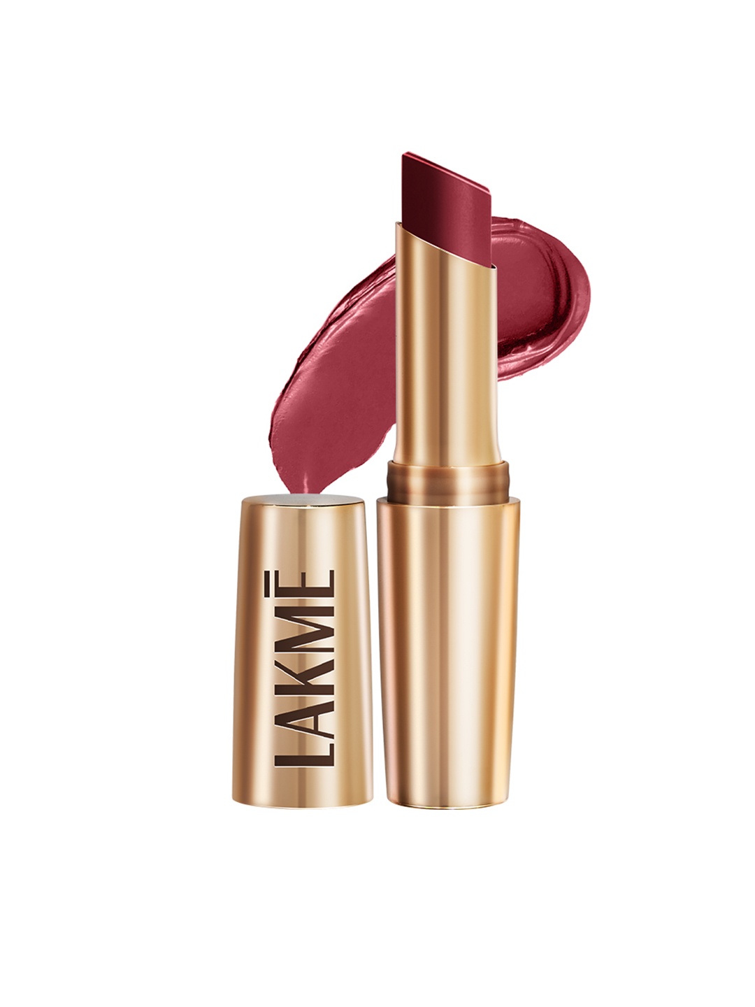 

Lakme 9to5 Powerplay Priming Matte Lipstick, Lasts 16hrs, Berry Base, 3.6g, Red