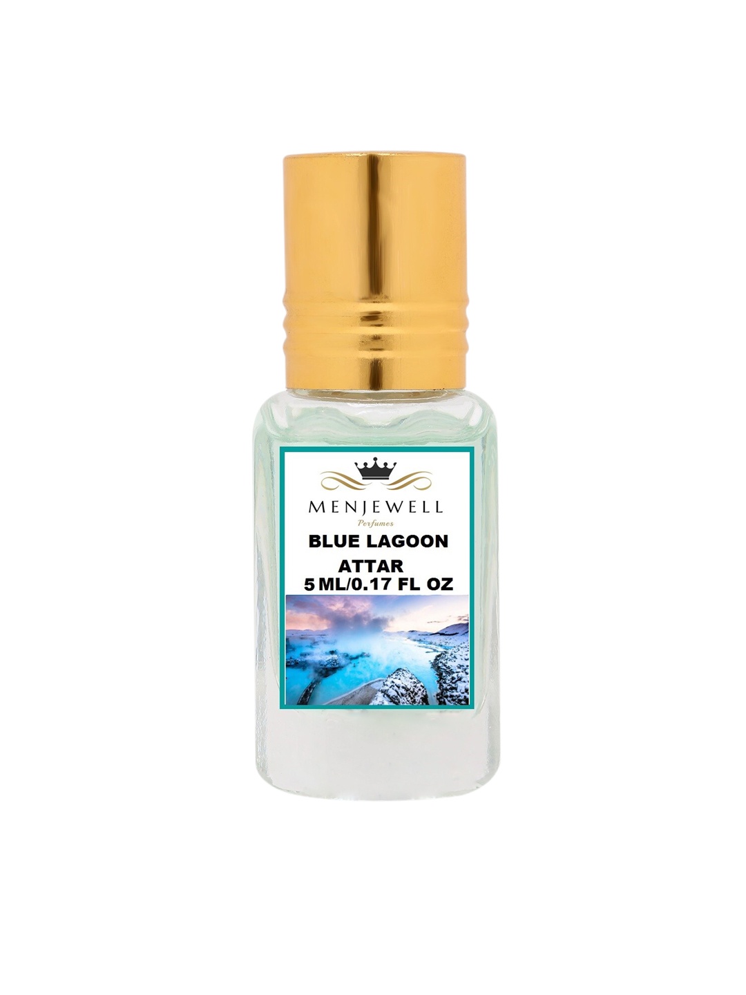

Menjewell Blue Lagoon Natural Attar 5ml, Transparent