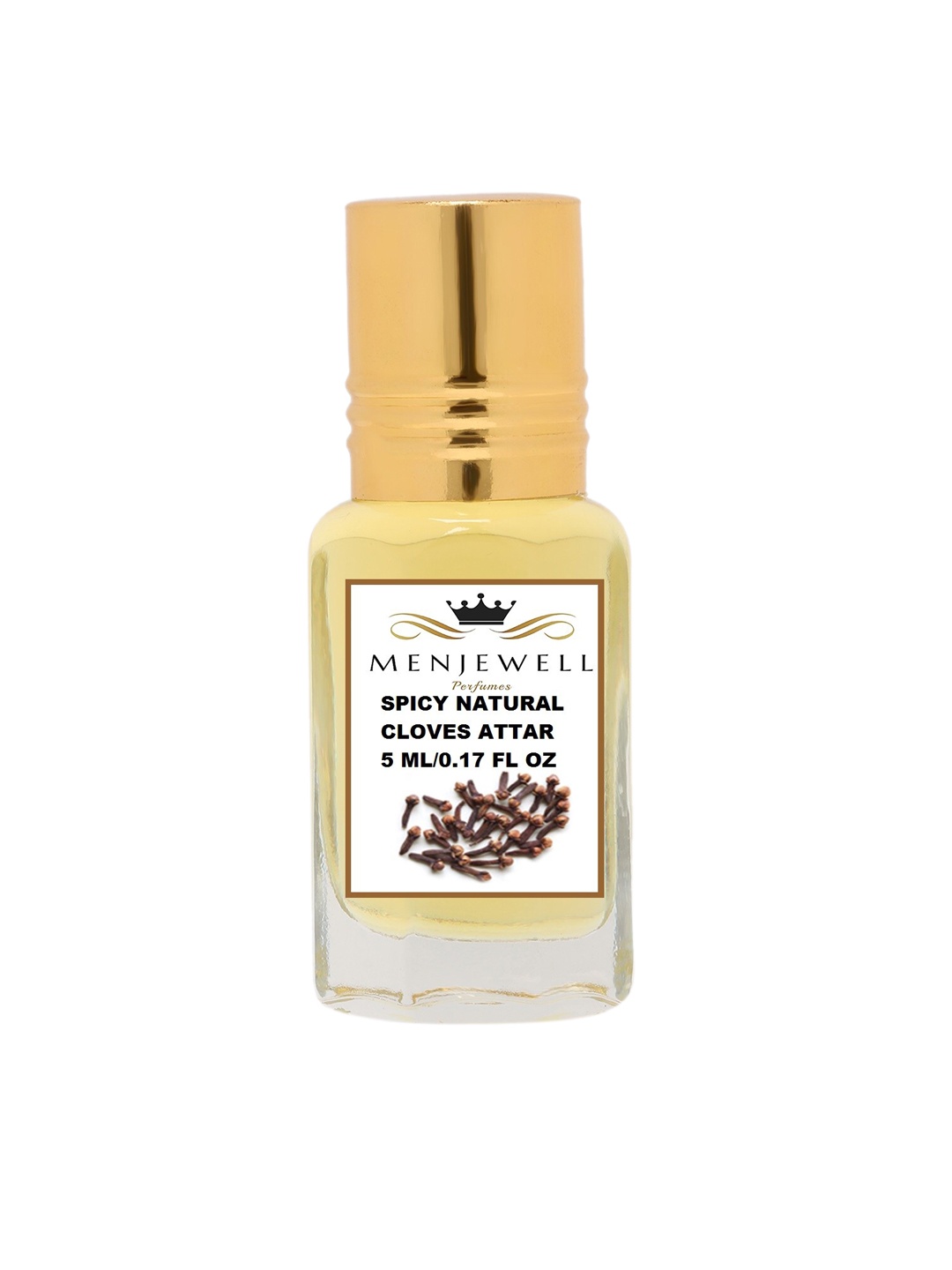 

Menjewell Spicy Cloves Attar Perfume 5ml, Transparent