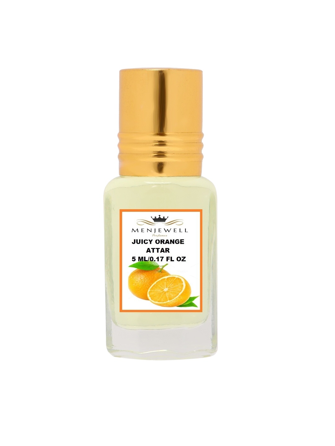 

Menjewell Juicy Orange Attar Perfume 5ml, Transparent