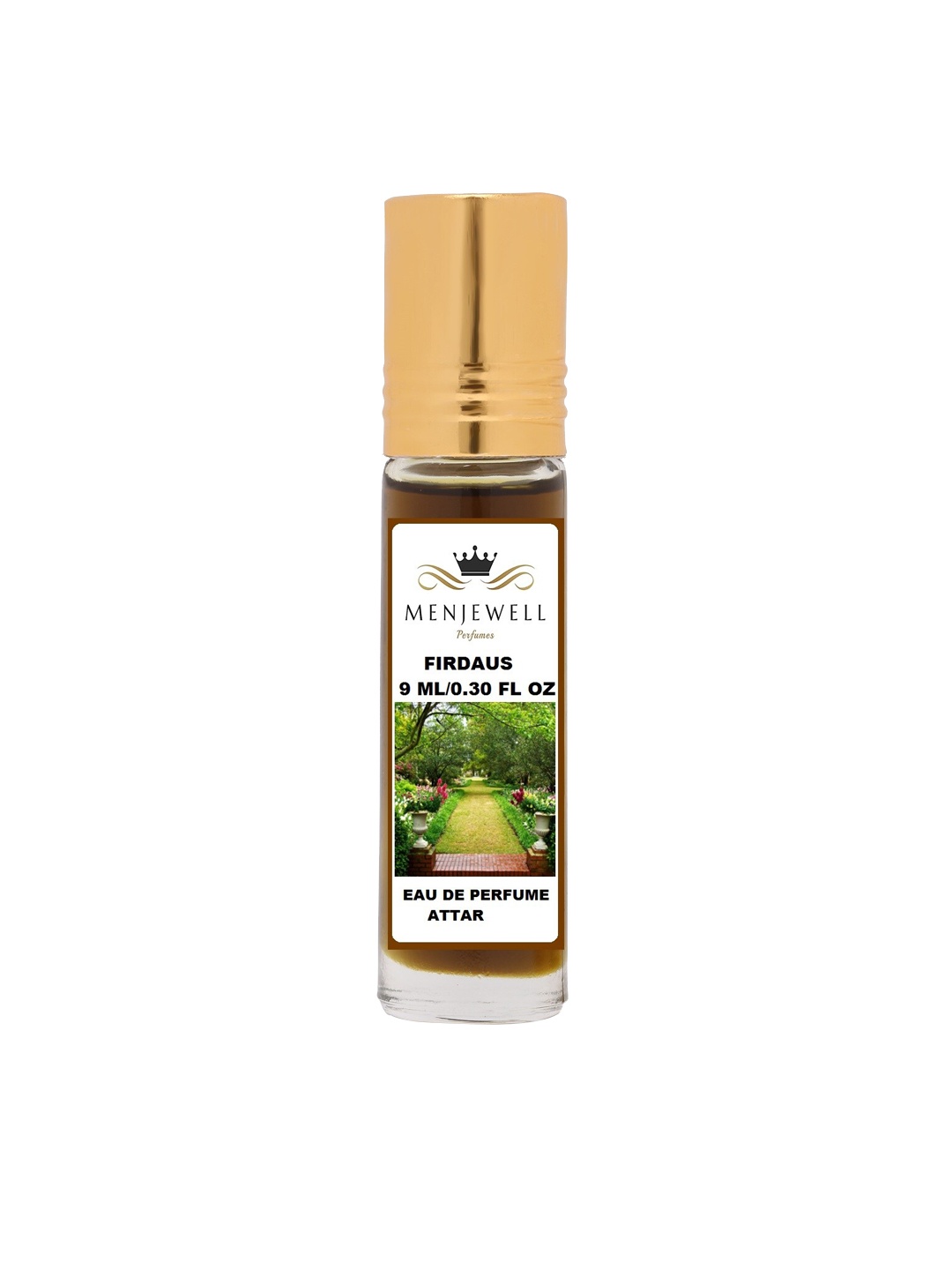 

Menjewell Firdaus Attar Perfume 9ml, Transparent