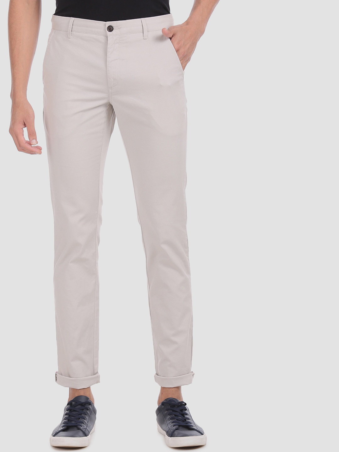 

Arrow Sport Men Beige Slim Fit Trousers