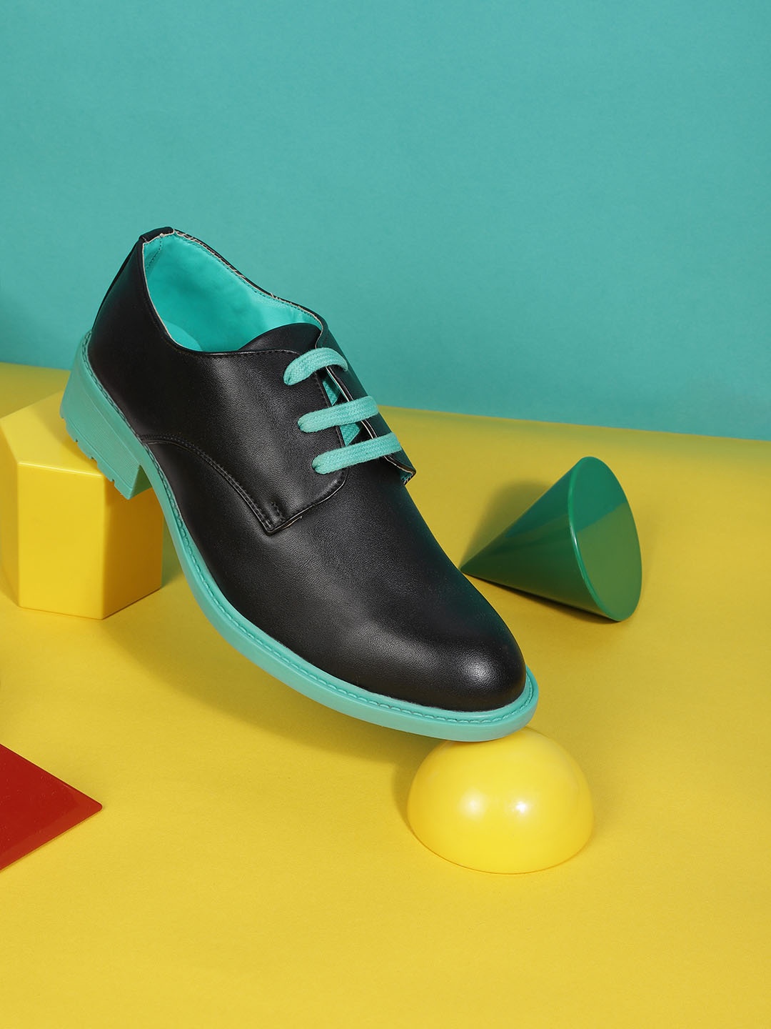 

Kook N Keech Women Black Solid Derbys