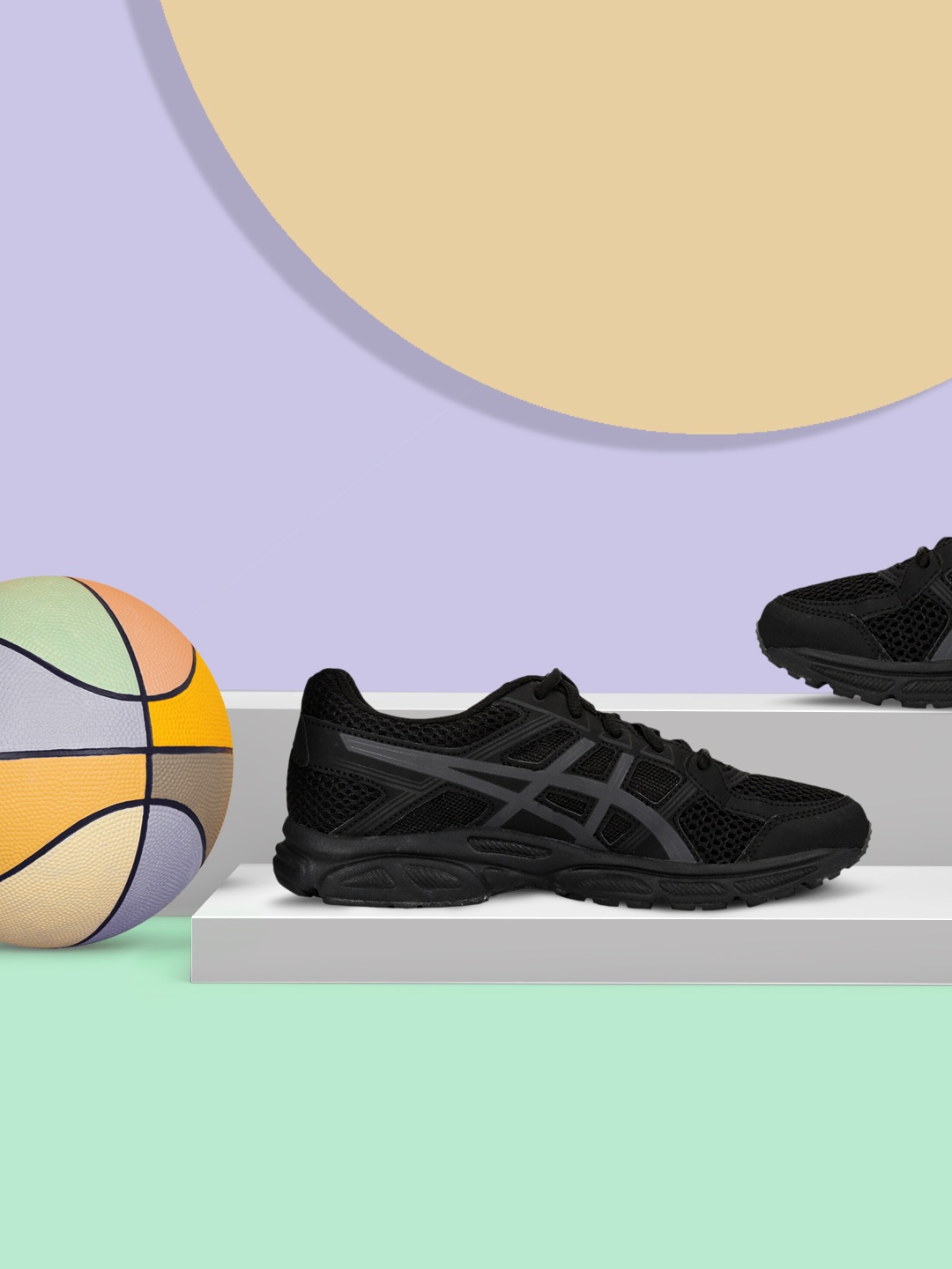 

ASICS Kids Black GEL-Contend4Gs Running Shoes