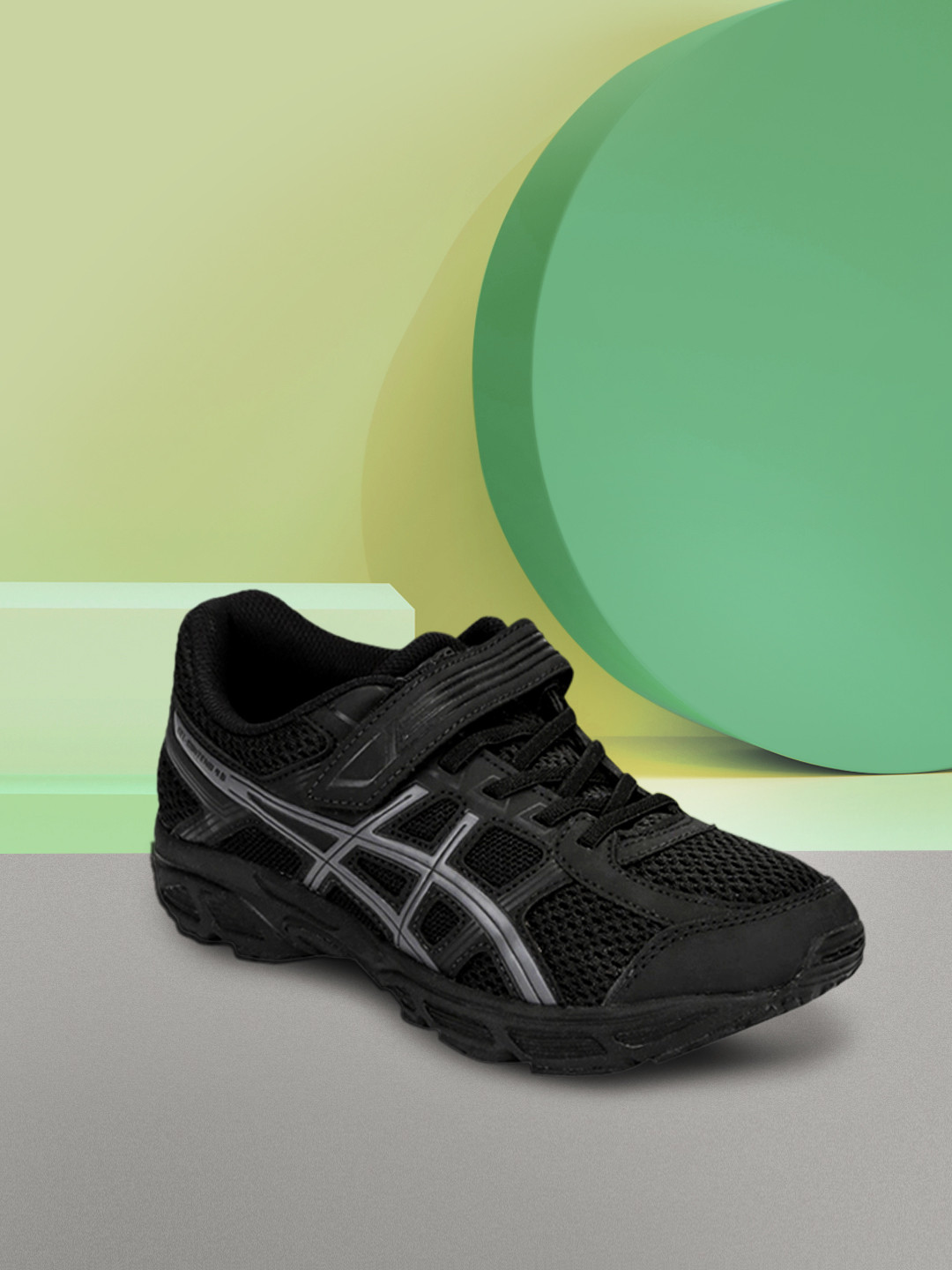

ASICS Kids Black Solid GEL-CONTEND 4 Running Shoes