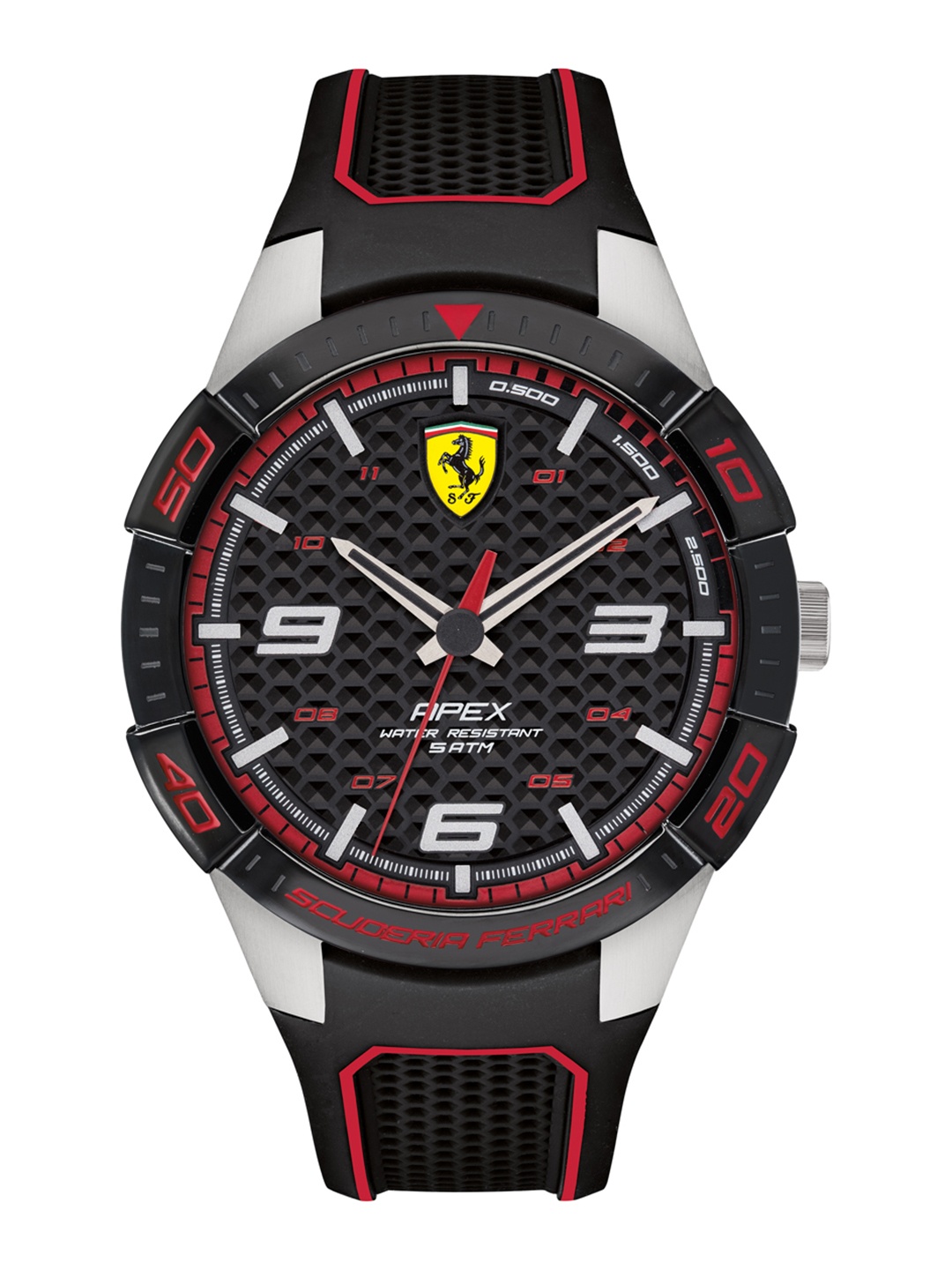 

SCUDERIA FERRARI Men Black Analogue Watch 0830630