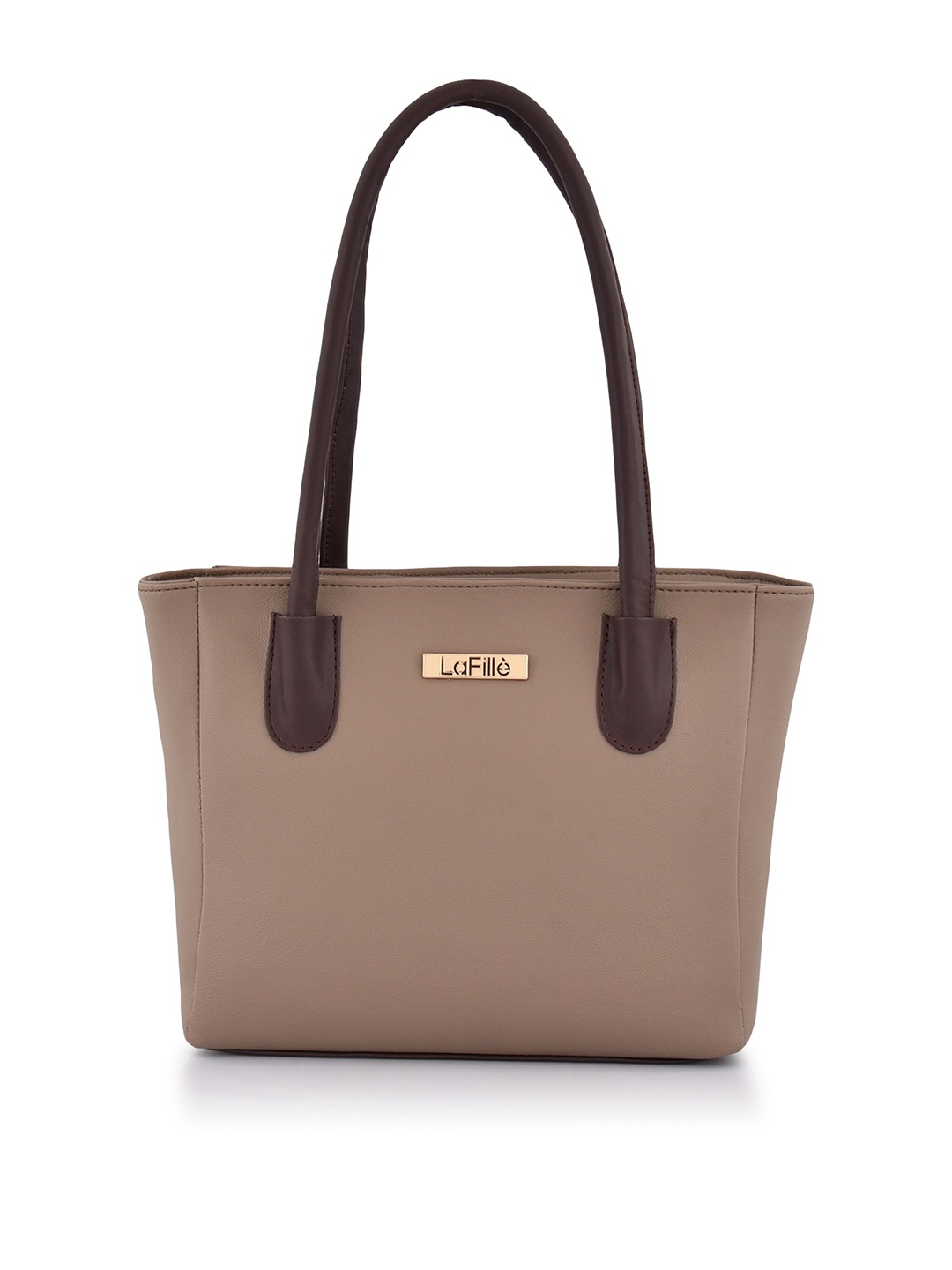 

LaFille Brown Solid Handheld Bag