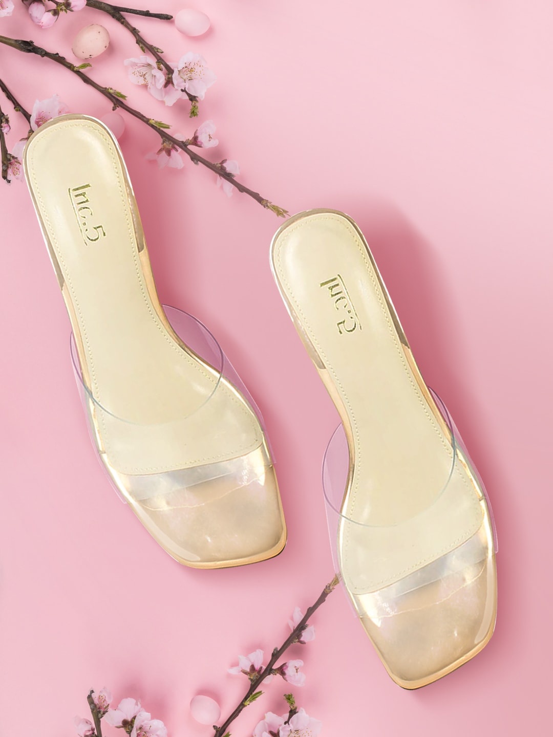 

Inc 5 Women Beige Solid Block Heels
