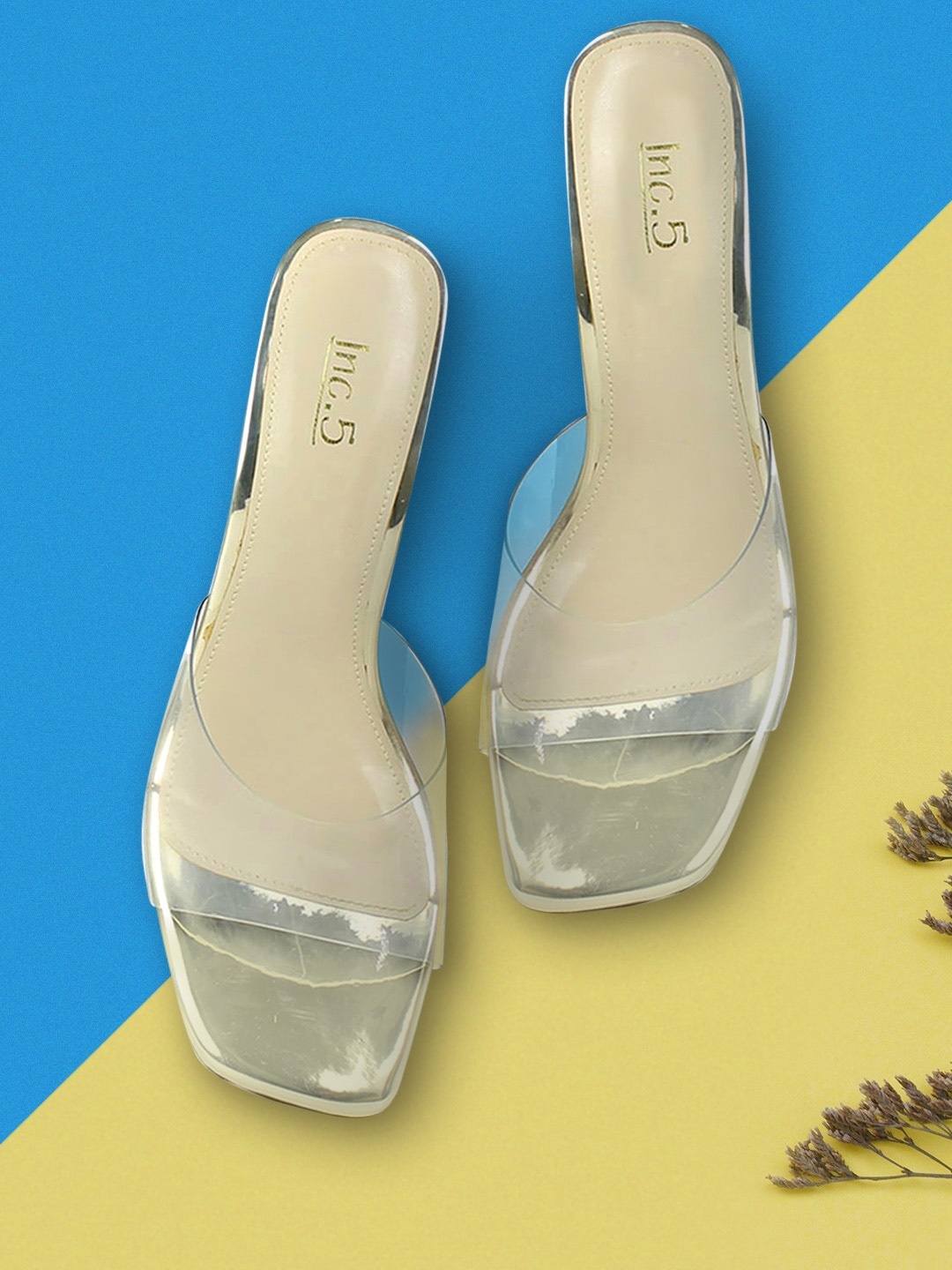 

Inc 5 Women Transparent Solid Mules