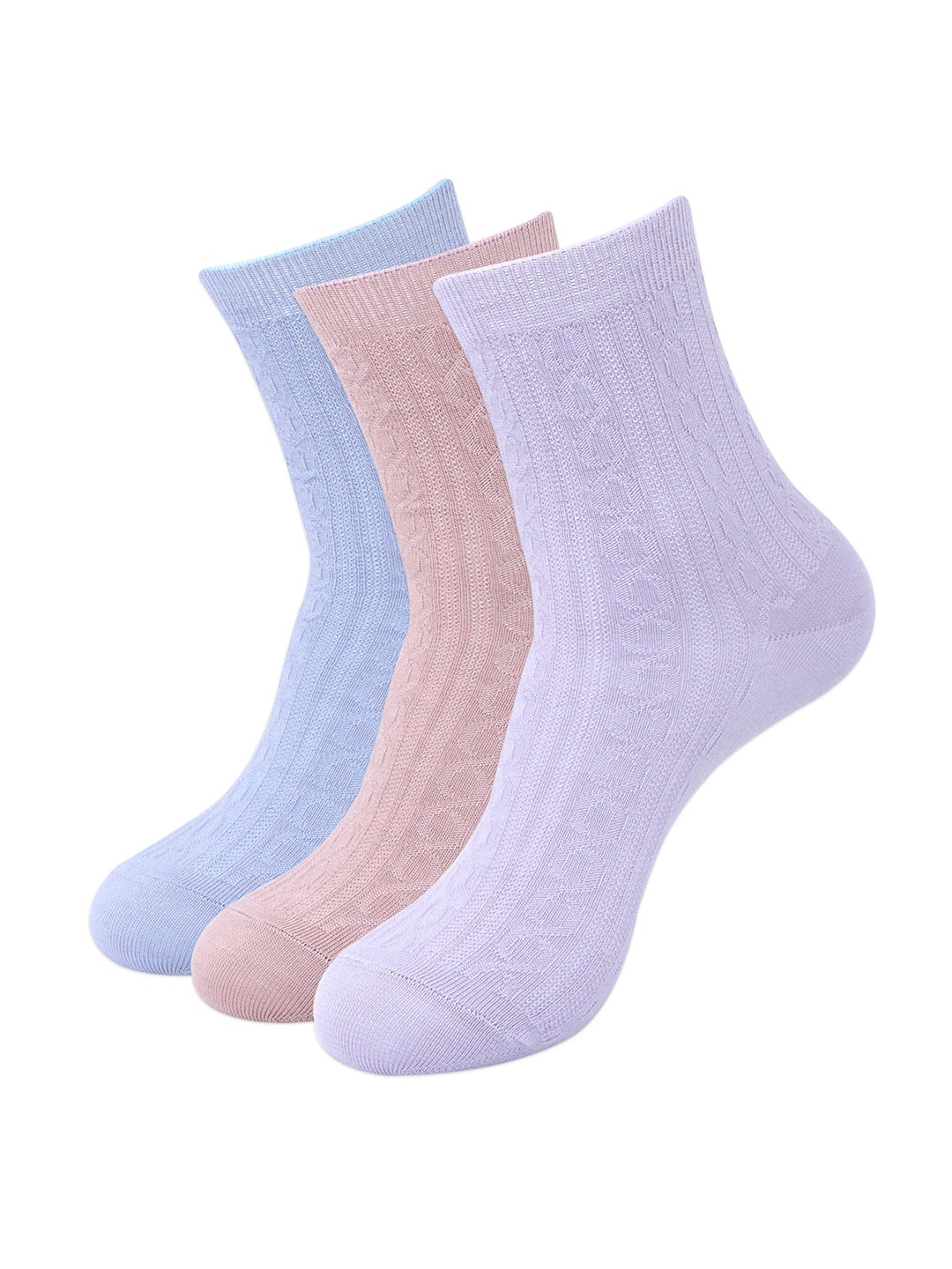 

Balenzia Women Pack of 3 Assorted Above-Ankle Socks