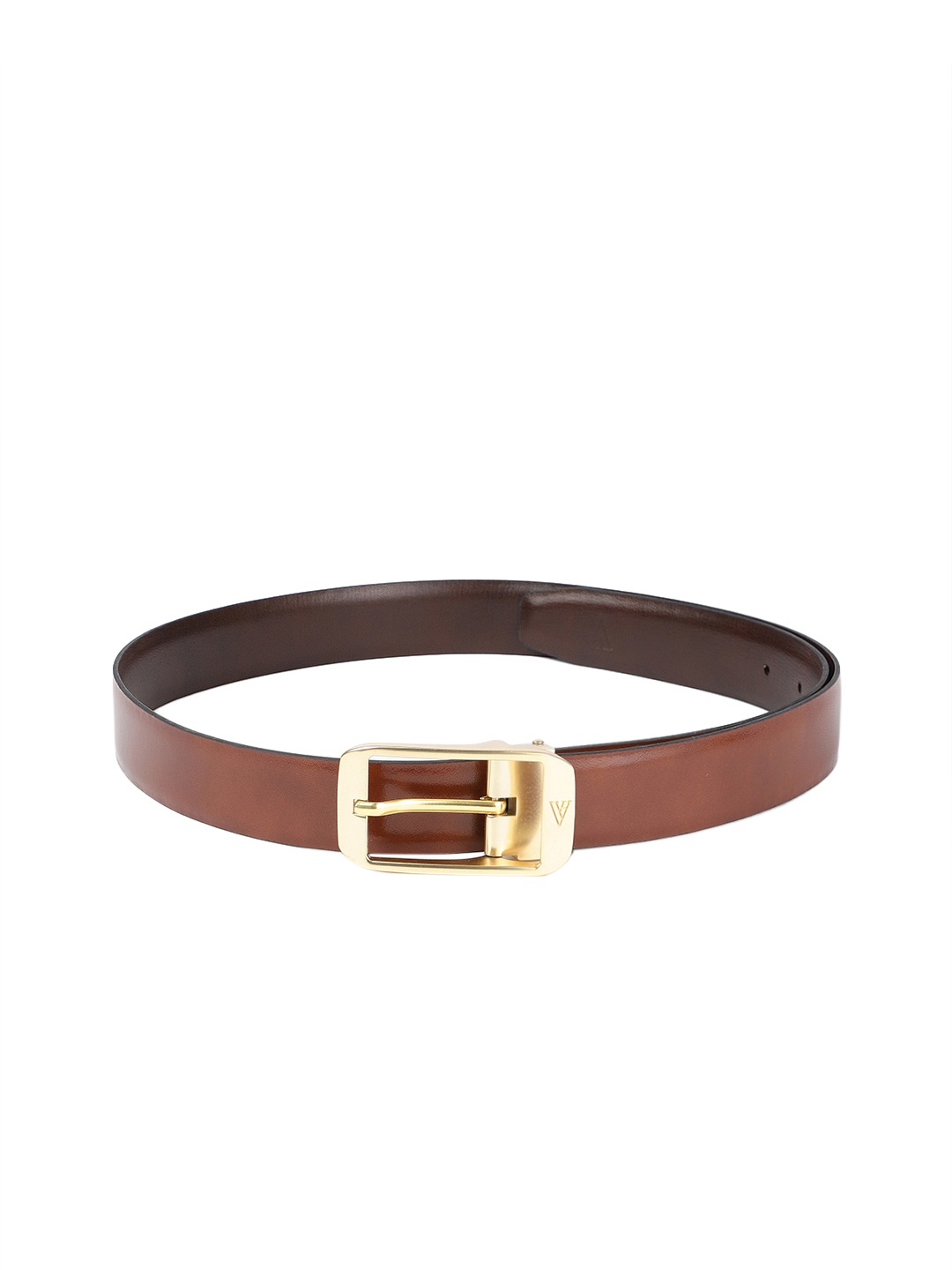 

Van Heusen Men Tan & Brown Reversible Solid Leather Belt