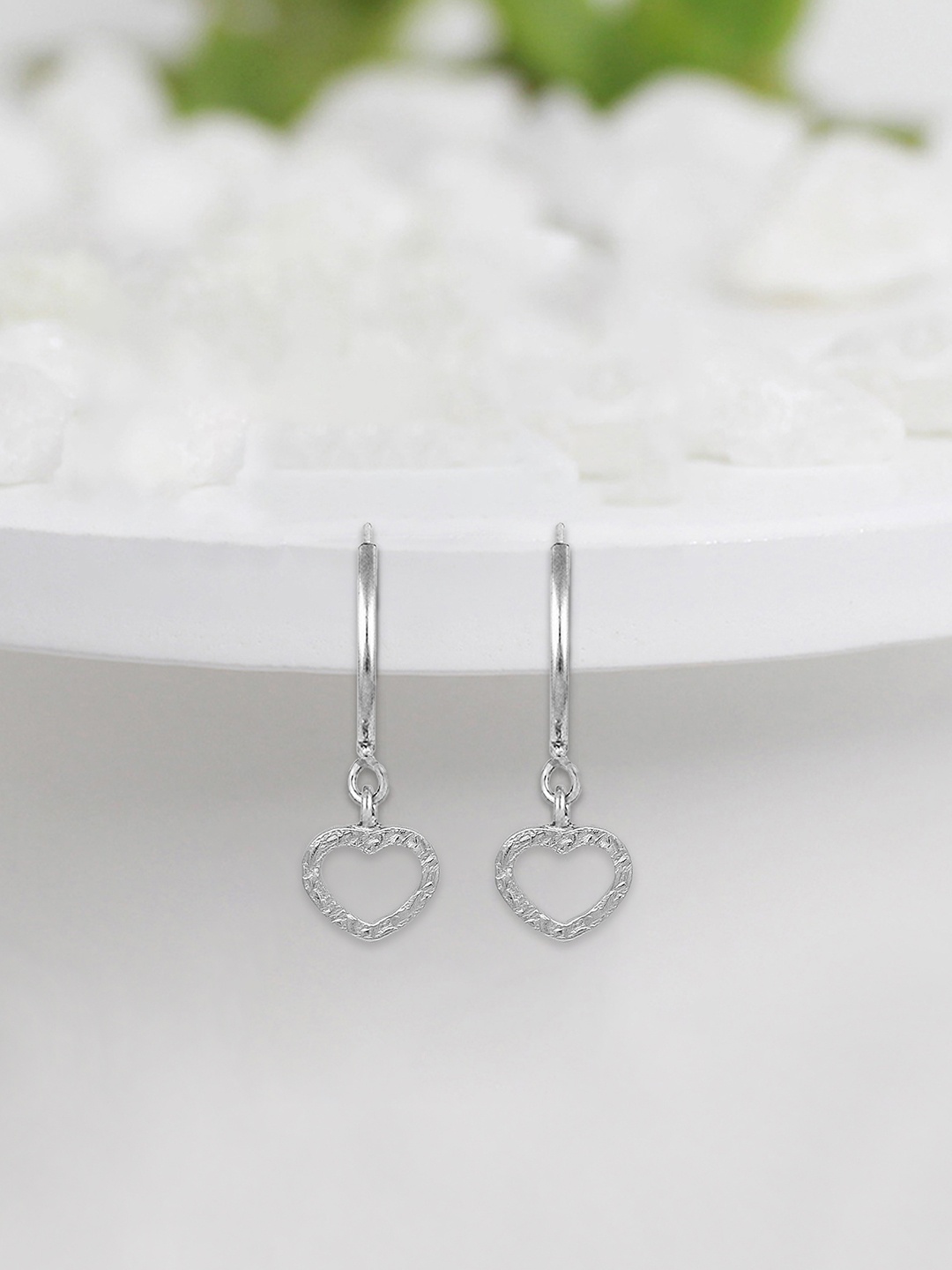 

GIVA 925 Silver Small Heart Drop Earrings