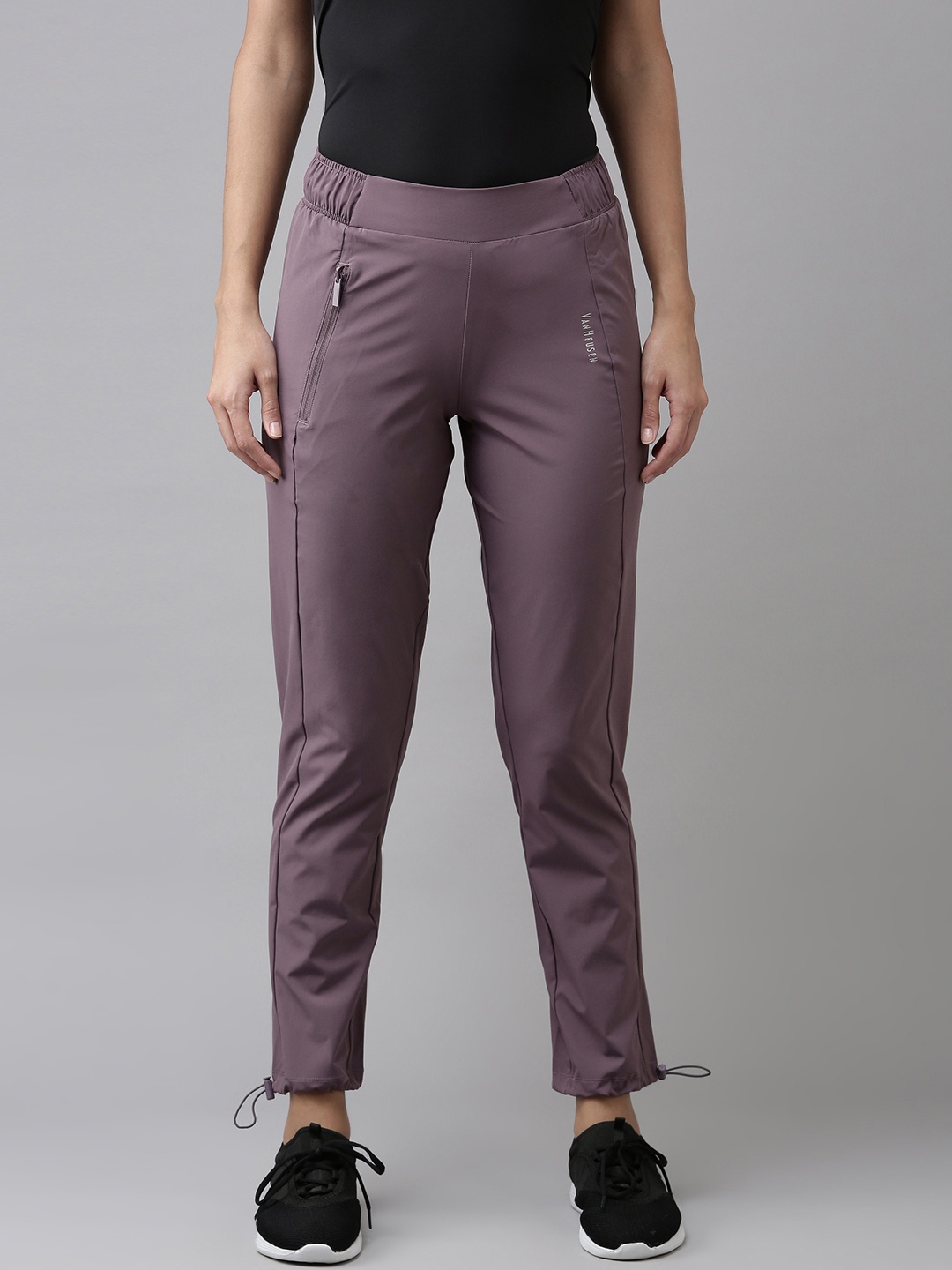 

Van Heusen Women Antibacterial Lightweight Quick Dry Travel Track Pants, Mauve