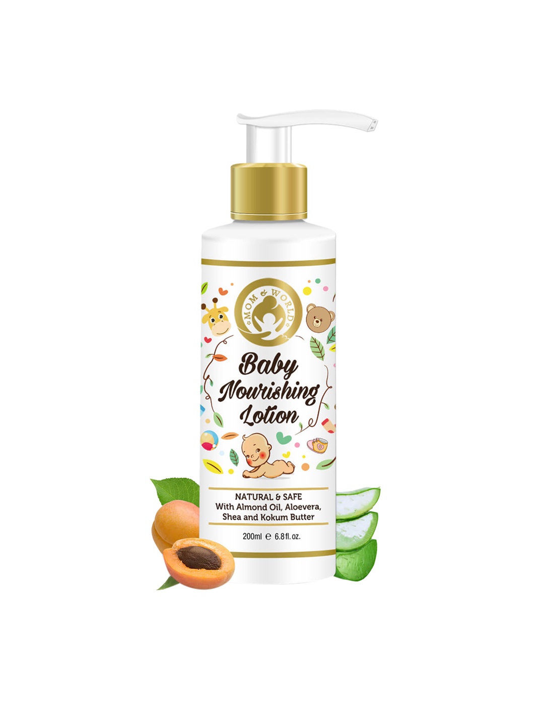 

Mom & World Baby Nourishing Lotion 200ml, White