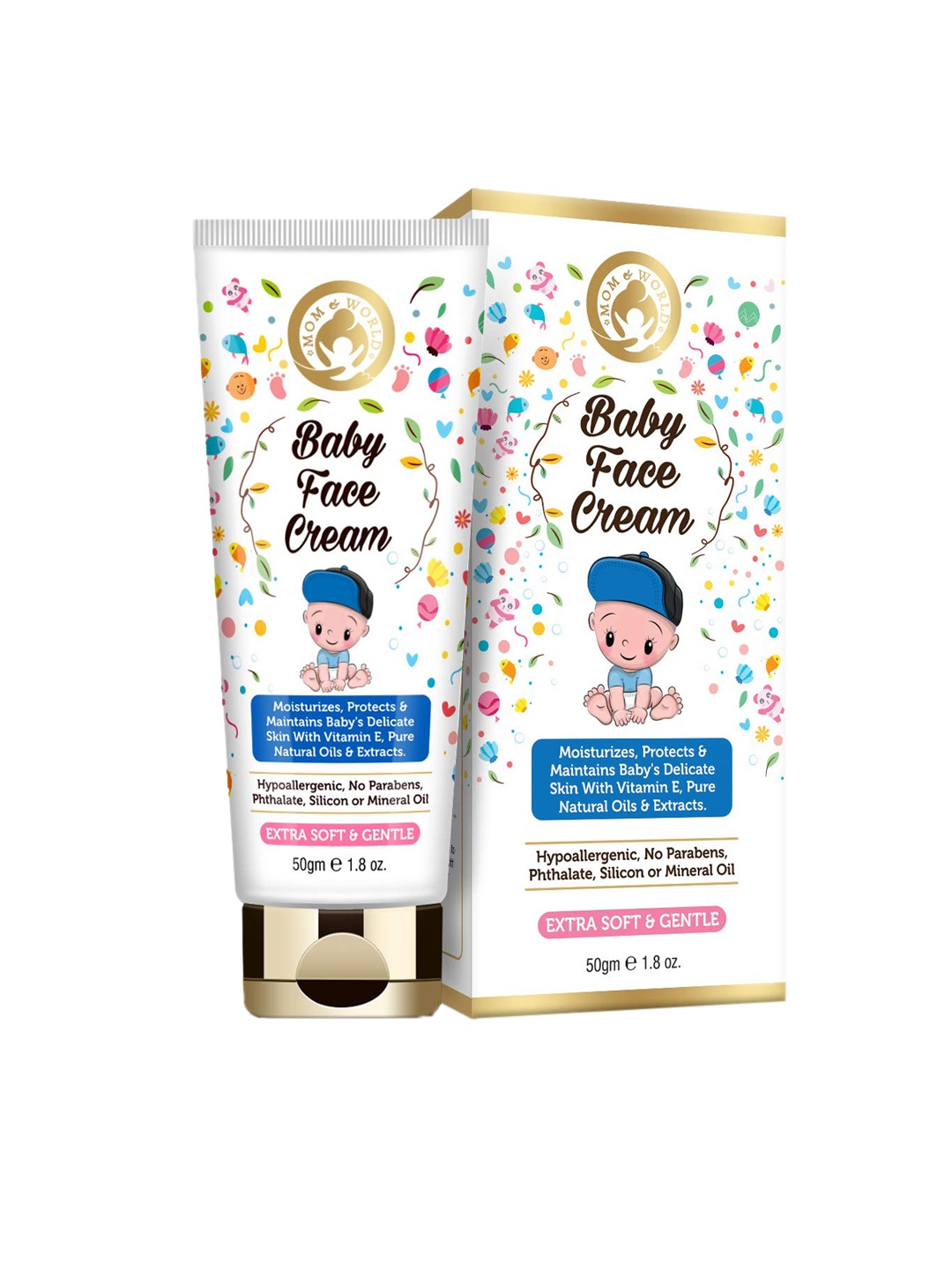 

Mom & World Kids White Baby Face Cream 50gm