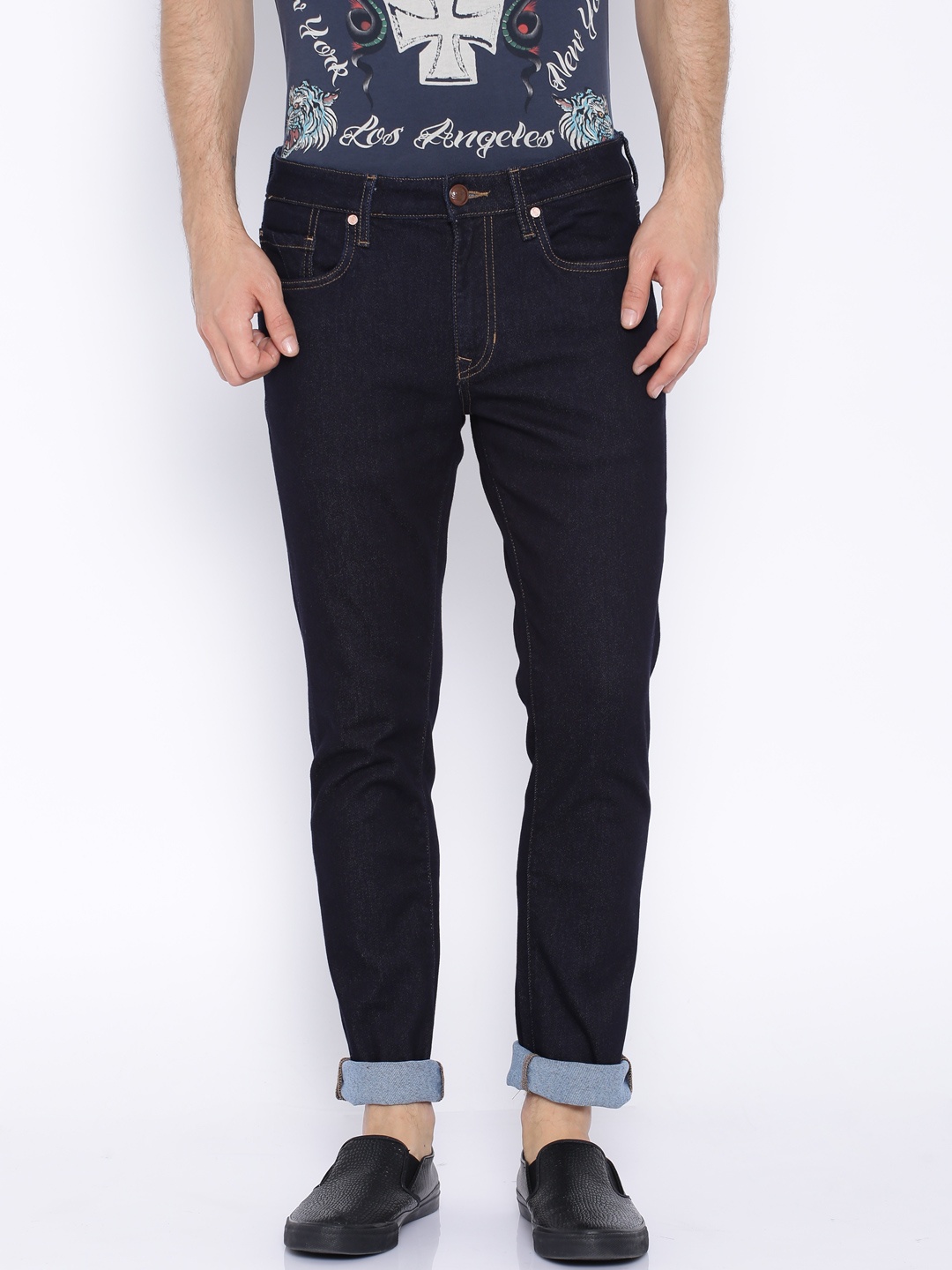 

Ed Hardy Navy Super Slim Fit Jeans, Navy blue