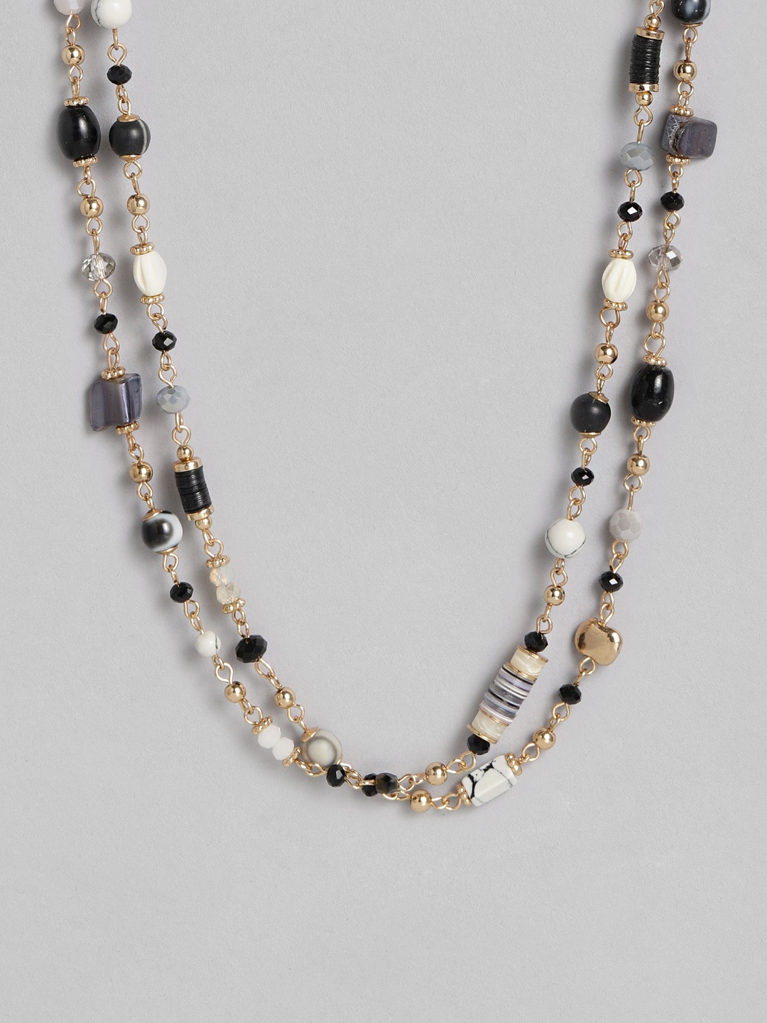 

Accessorize Women Multicolour Beaded Layered Necklace, Multi
