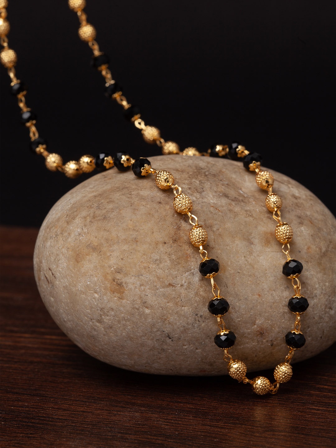 

PANASH Women Gold-Plated Mangalsutra