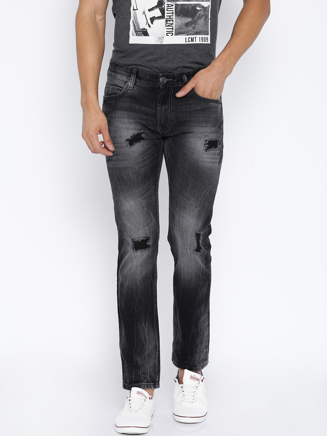 

Locomotive Black Slim Fit Jeans